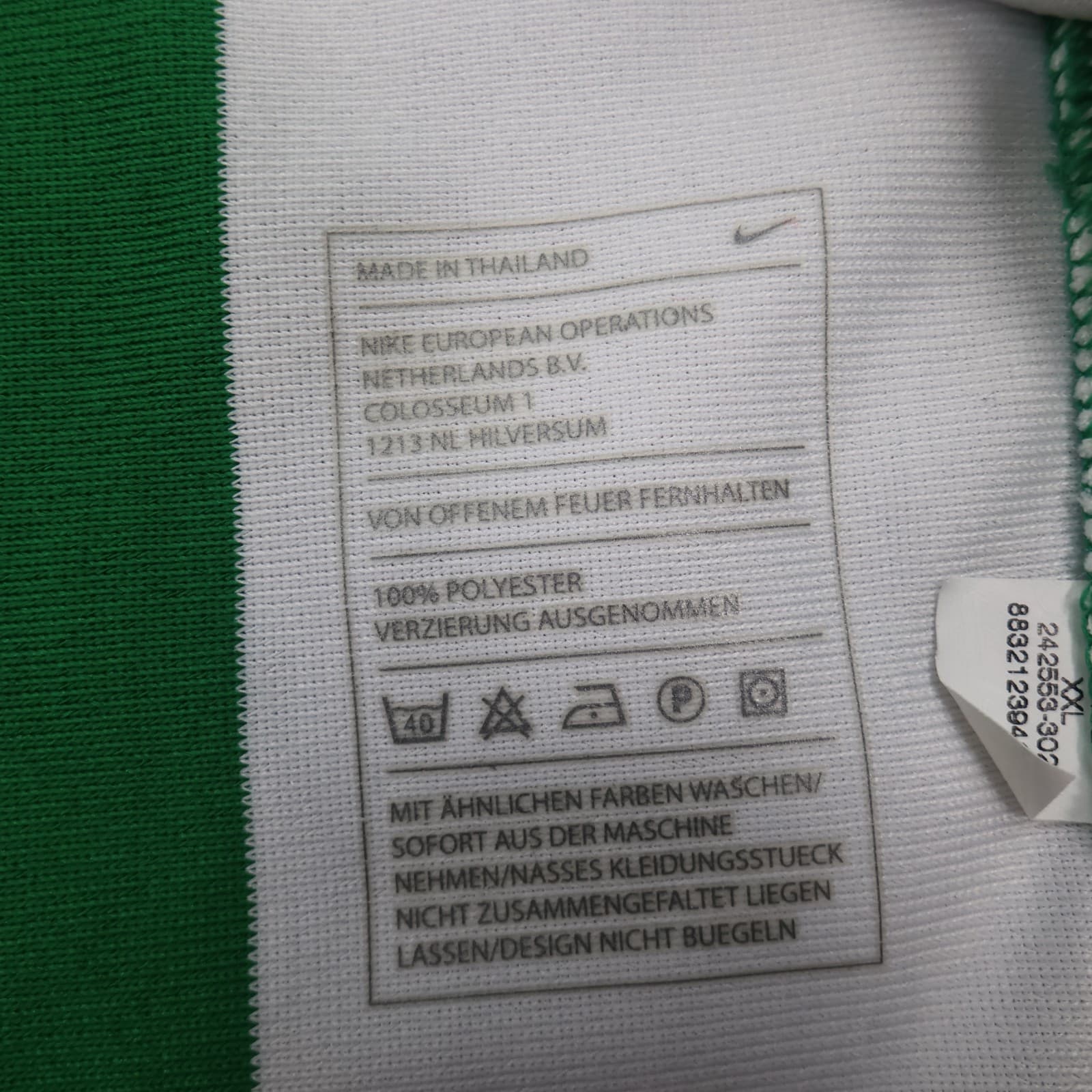 Vintage Ferencvaros Shirt 2XL Green Home Kit 2007 2008 Nike Soccer Jersey photo 8