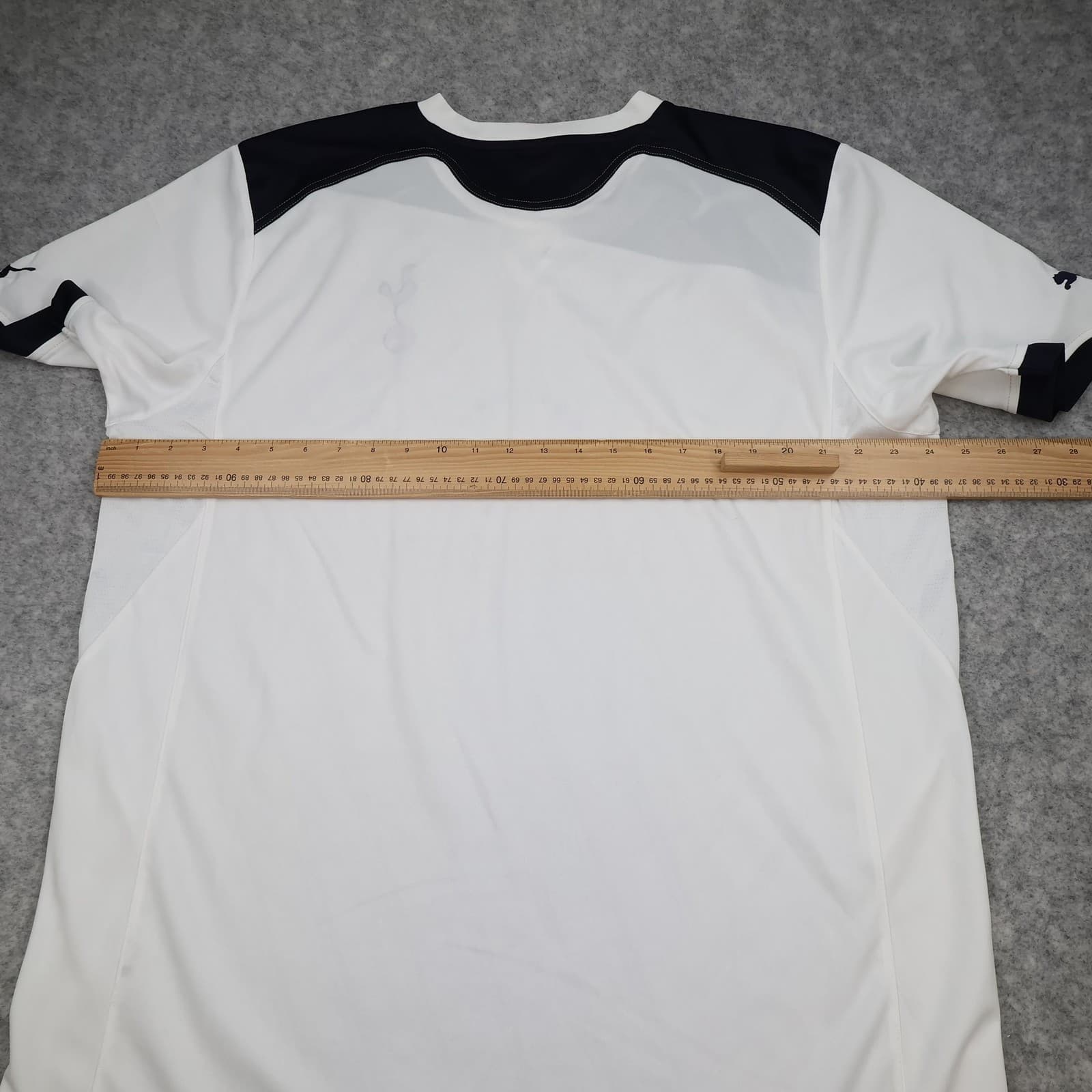 Tottenham Hotspur Shirt Mens XL White Home 2010 2011 Puma Soccer Jersey photo 8