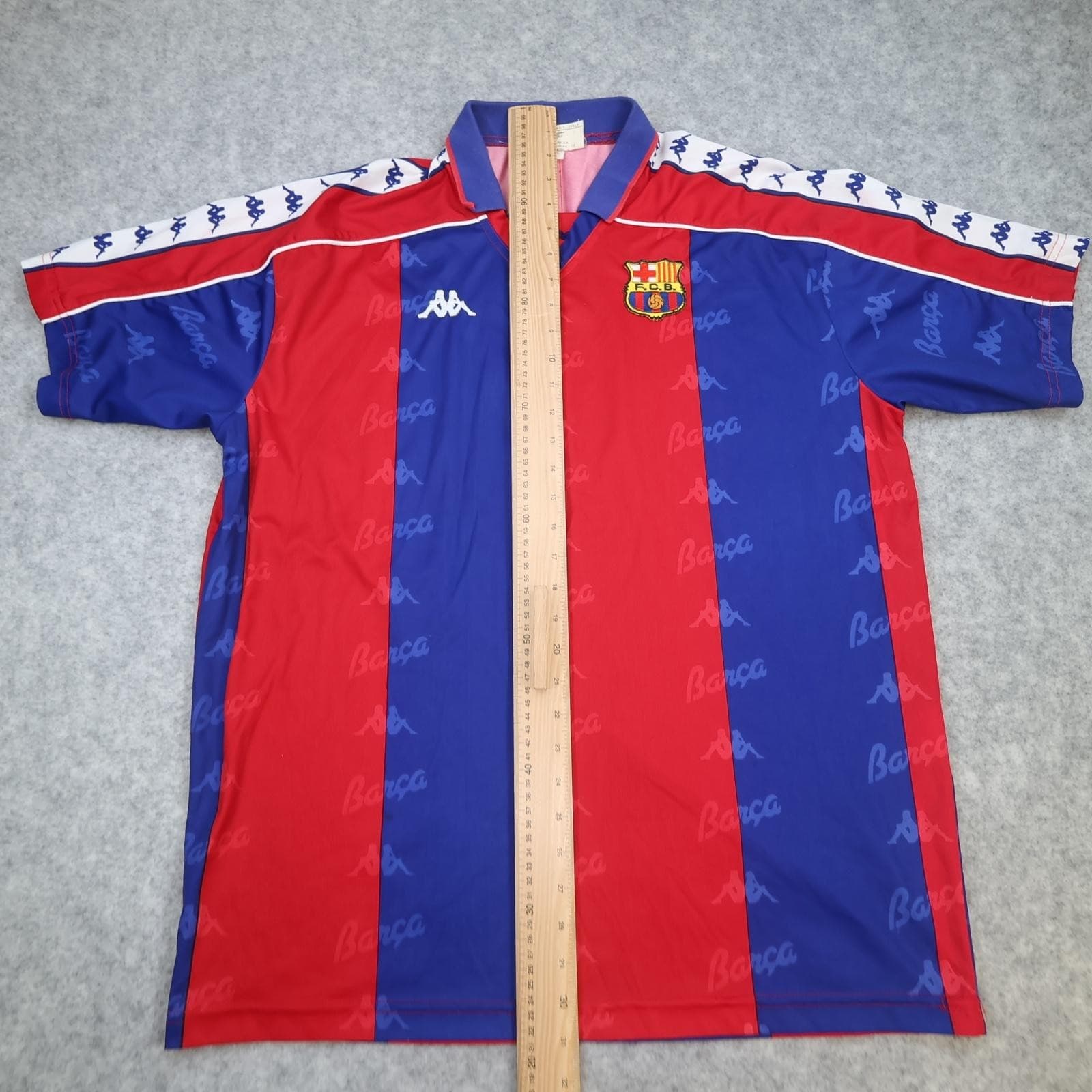 Vintage Barcelona Shirt Mens XL 1992 1995 Home Football Kappa 90s Soccer Jersey photo 11