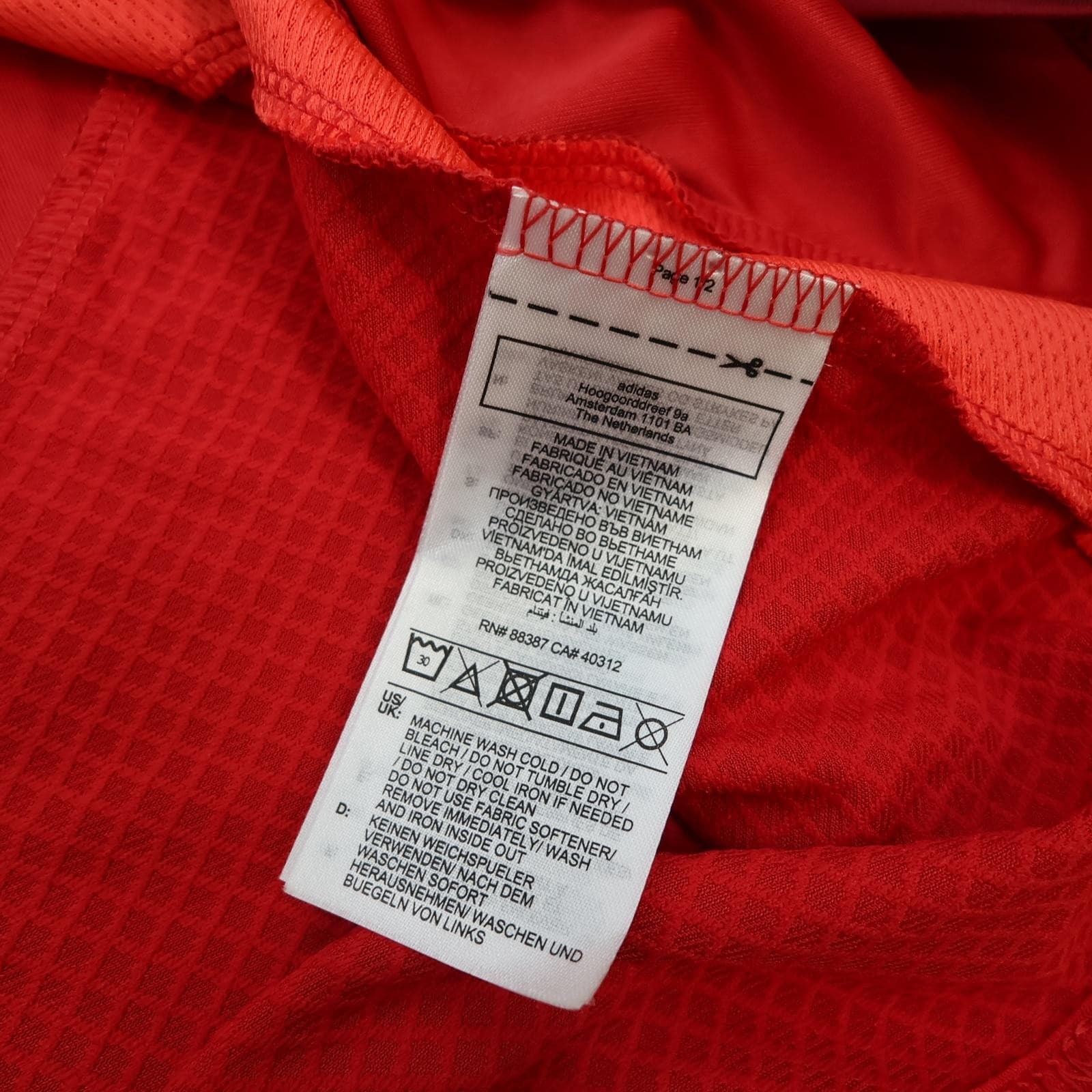 Manchester United Shirt Mens 2XL Red 2024 2025 Adidas Snapdragon DXC Jersey photo 10