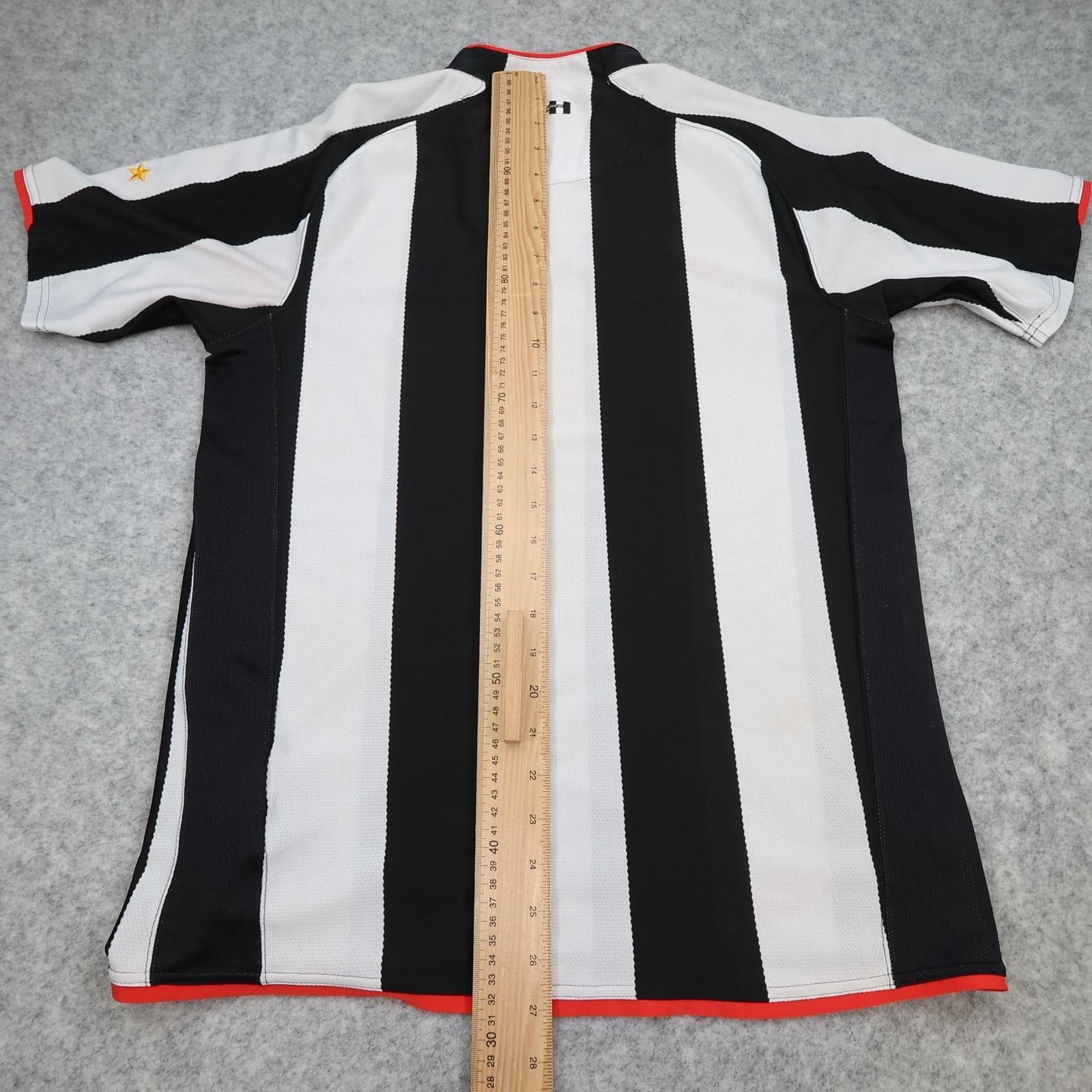 Juventus Shirt Mens Medium Black Home 2007 2008 Nike New Holland Soccer Jersey photo 12