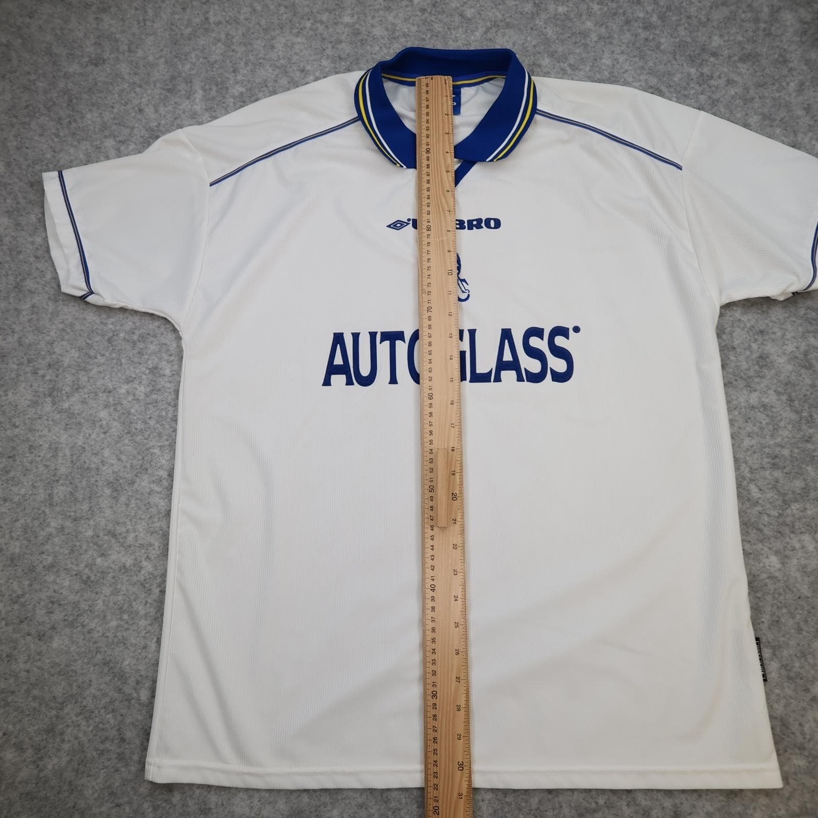 Vintage Chelsea Shirt Mens XL White Away EPL 1999 2001 Football Umbro Autoglass photo 10