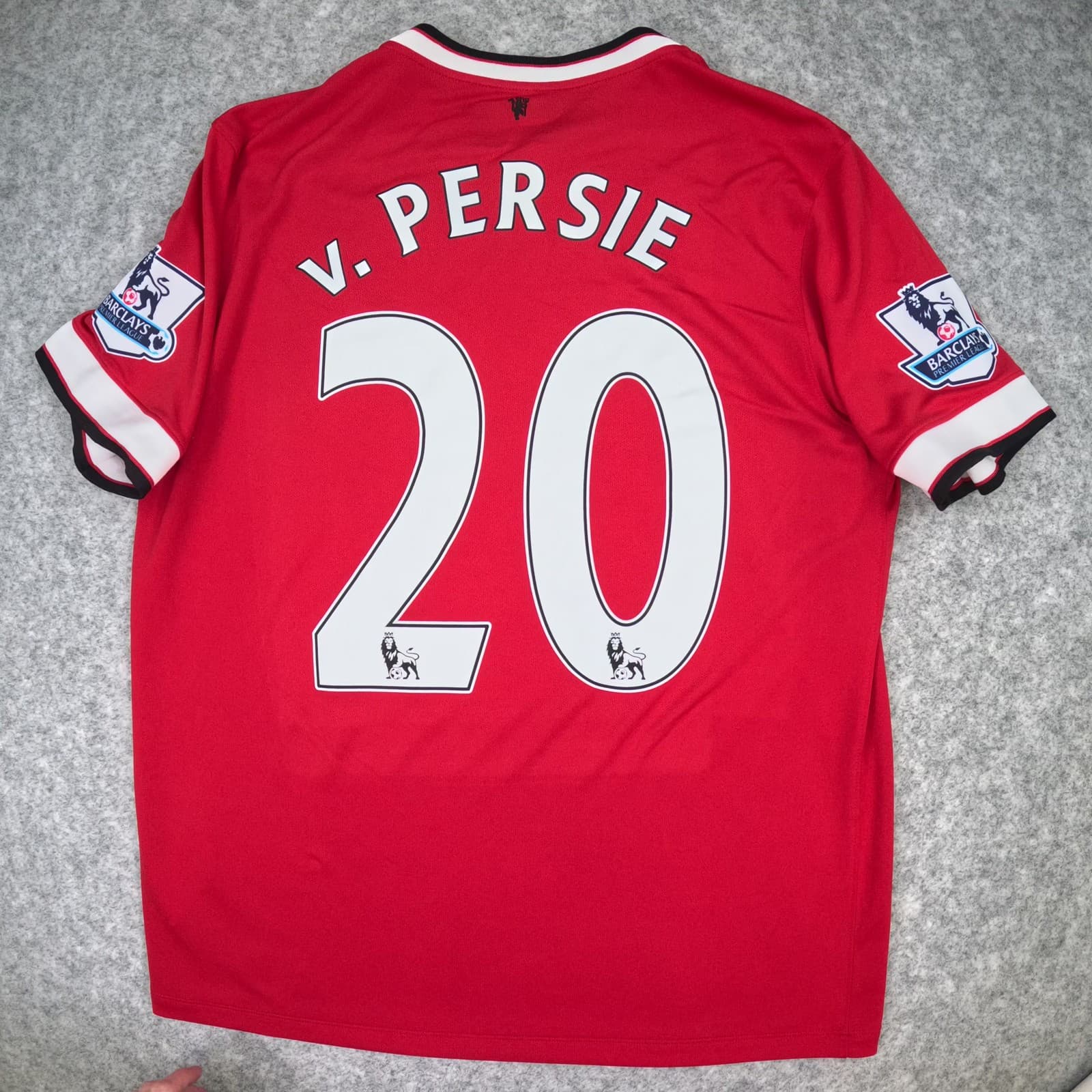 Manchester United Football Shirt Large Home 2014 2015 Nike Robin van Persie 20 photo 4