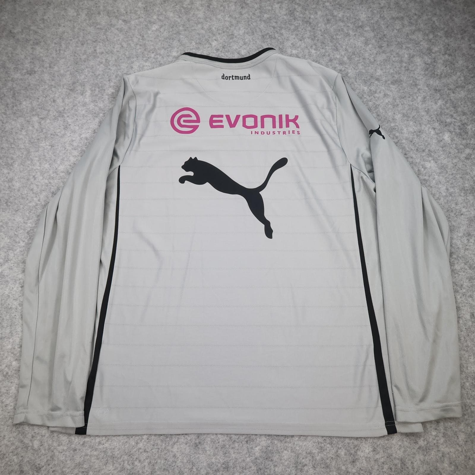 Borussia Dortmund Shirt Mens XL Grey Training Bundesliga 2012 2013 Puma Evonik photo 13