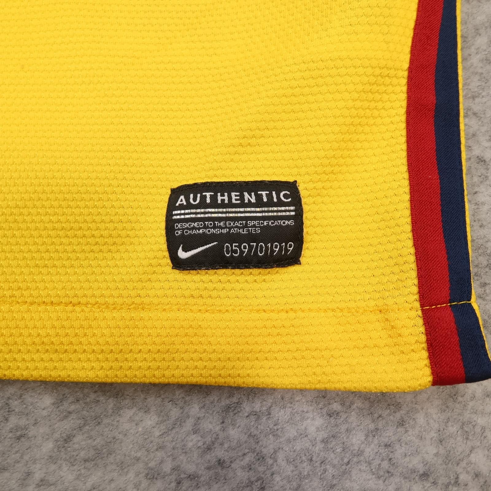 Barcelona Shirt Mens Small Orange Away 2012 2013 Football Nike Qatar Foundation photo 3