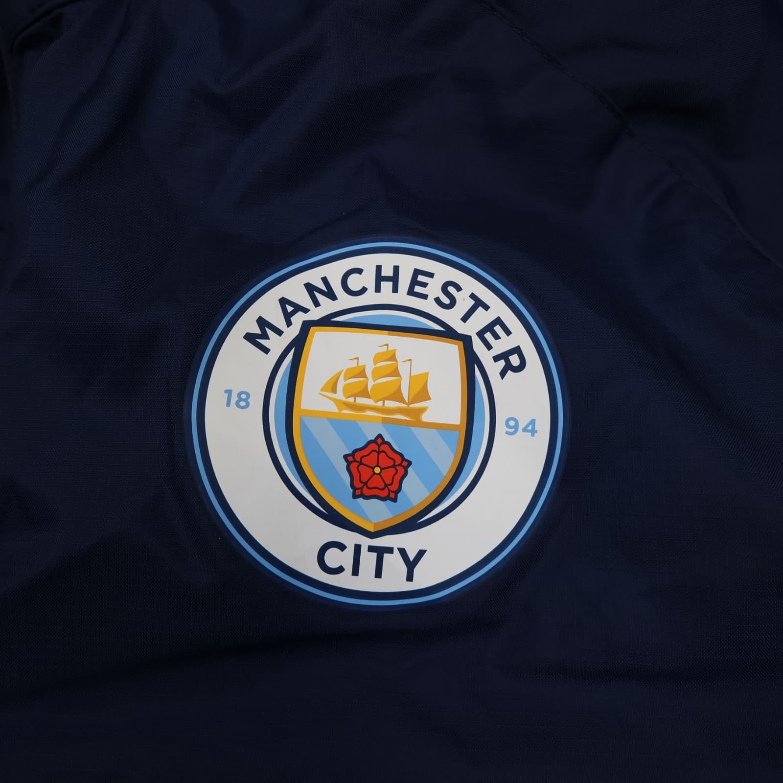 Manchester City Jacket Medium Navy Training Rain Nike Mens Football 2022 photo 4