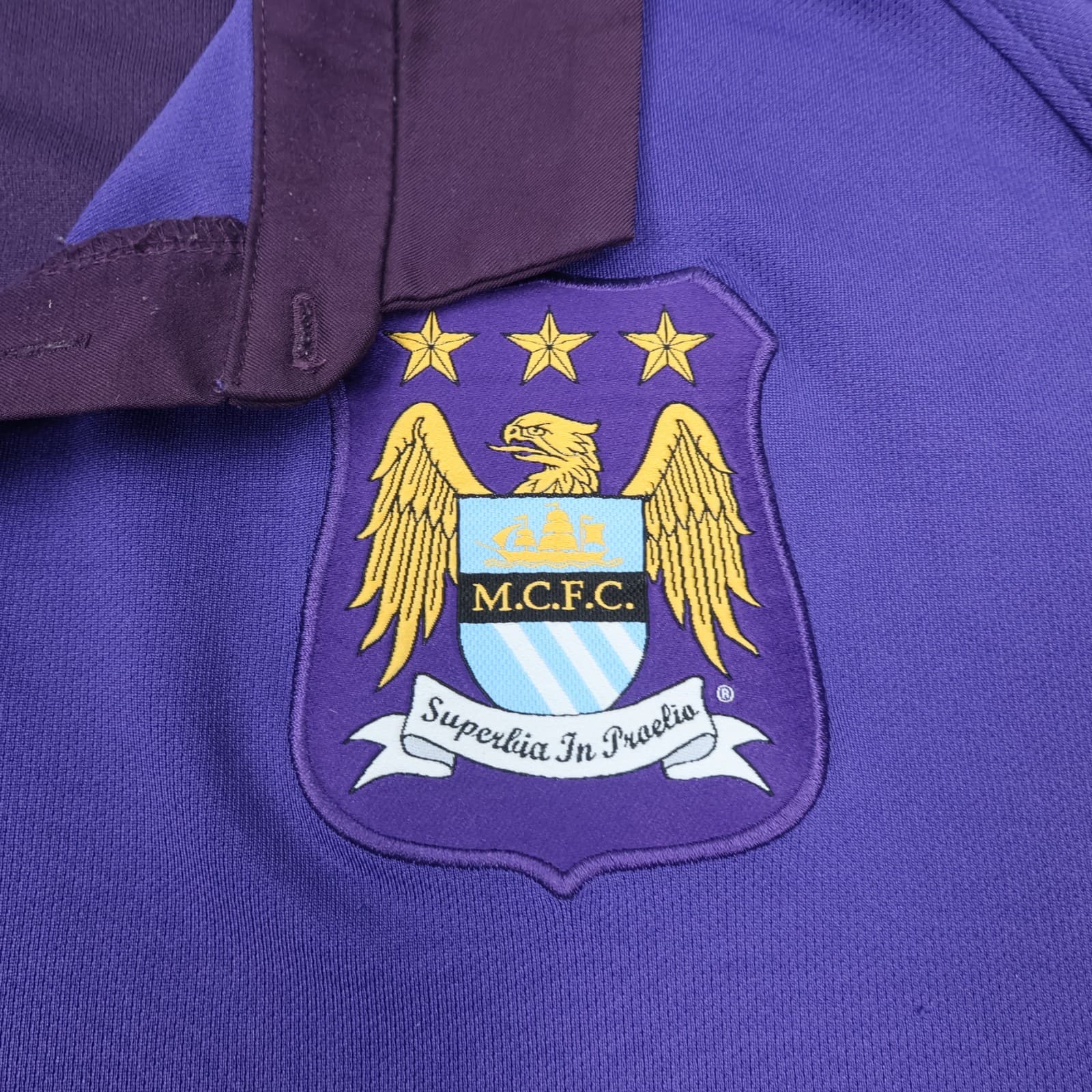 Manchester City Shirt 3XL Purple Third 2014 2015 Soccer Jersey XXXL photo 4