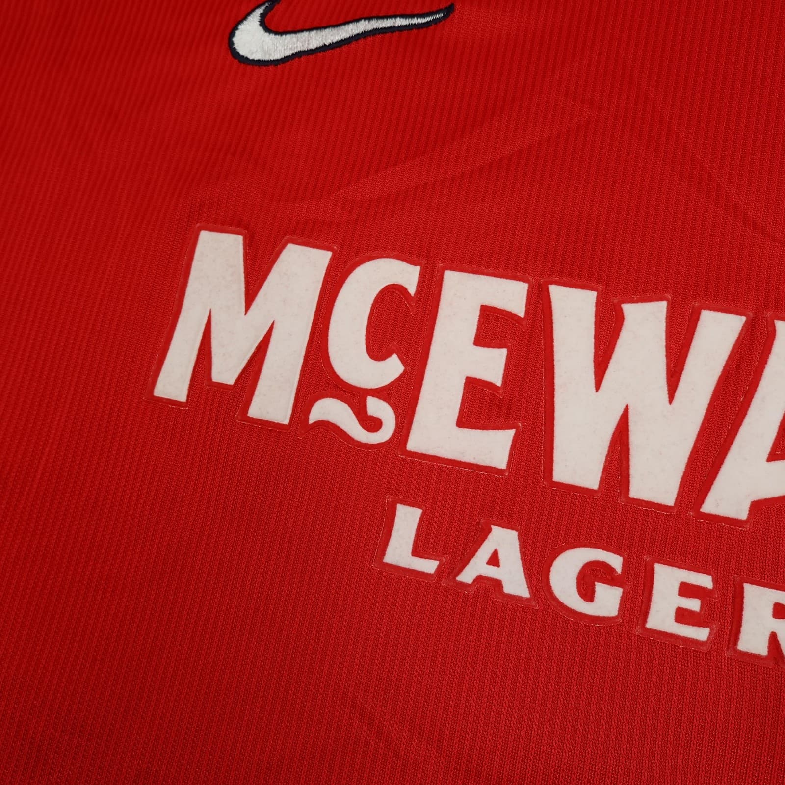 Vintage Rangers Shirt Mens XL Red Away 1997 1999 Football Nike McEwan's Jersey photo 4