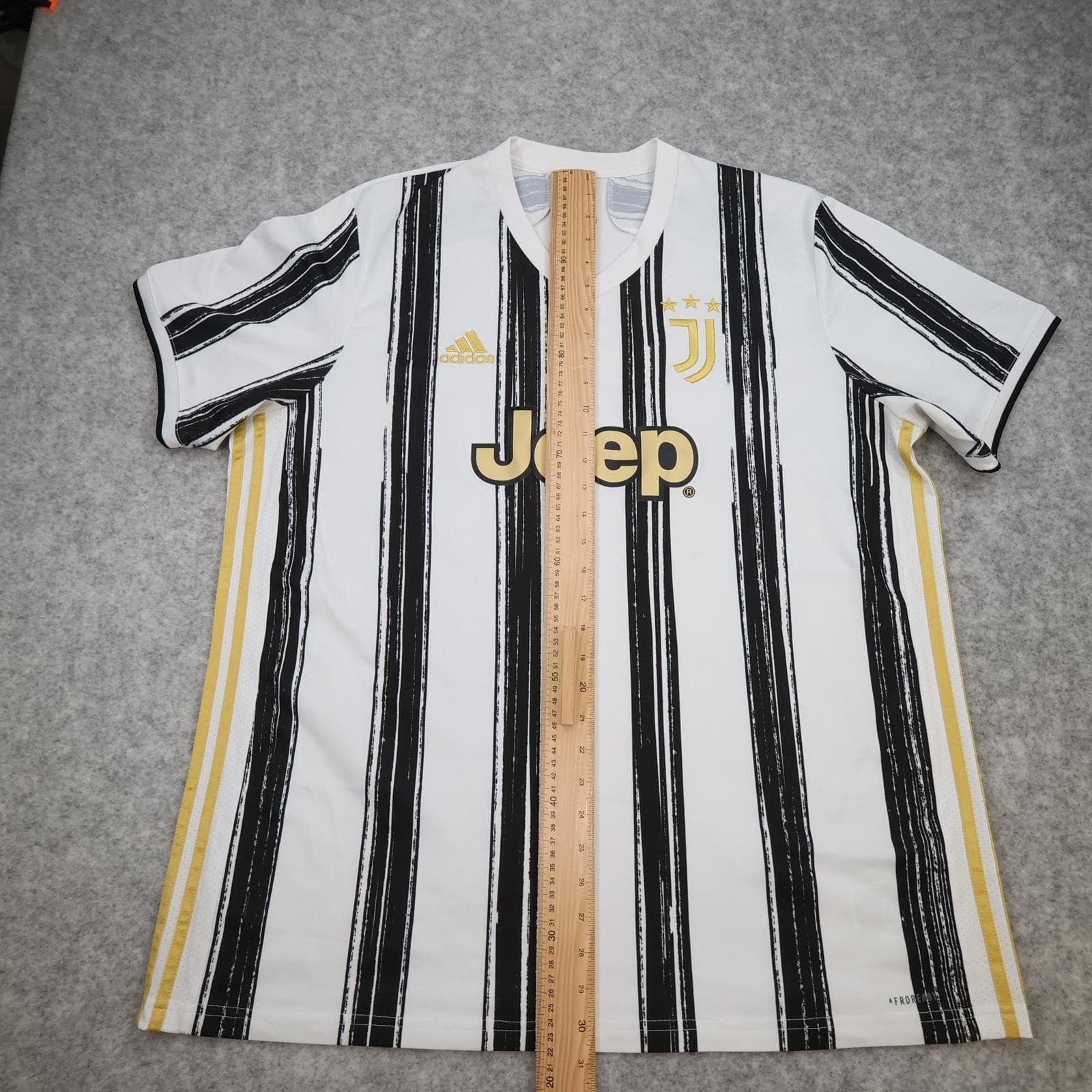 Juventus Shirt Mens 2XL White Home 2020 2021 Football Adidas Jeep AEROREADY photo 11