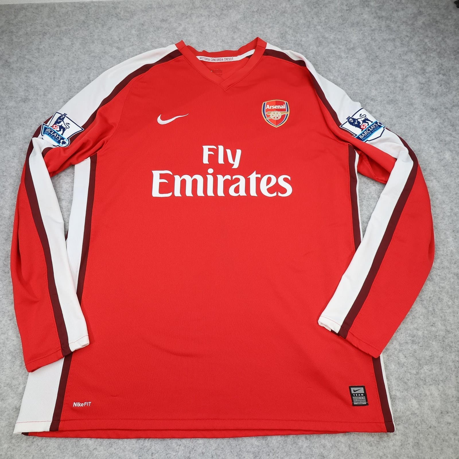 Arsenal Shirt Mens 2XL Red Home Long Sleeve 2008 2010 Nike Fabregas 4 Jersey