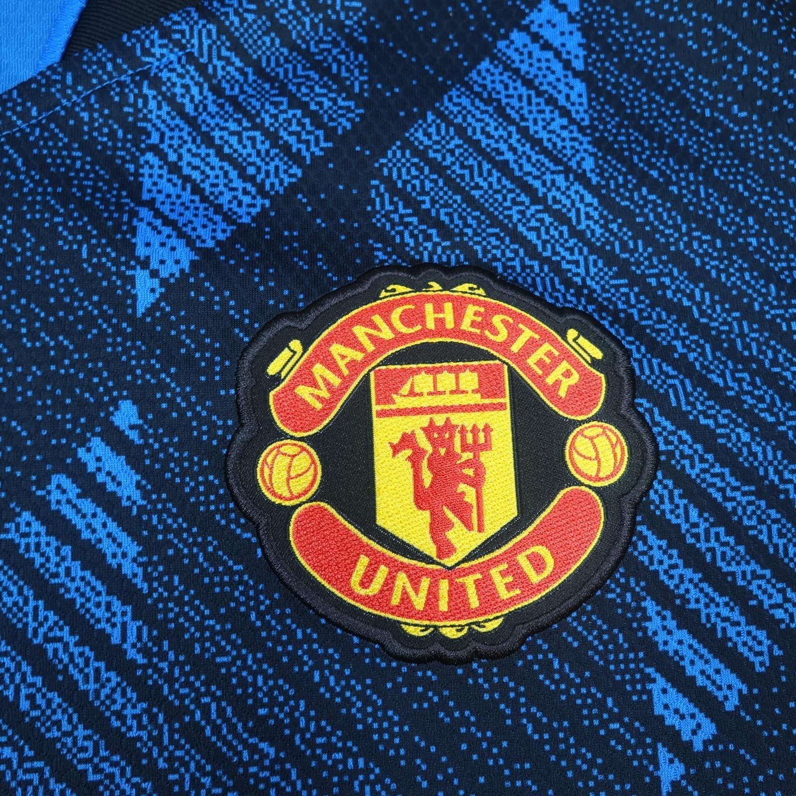 Manchester United Shirt Mens XL Blue 3rd Kit 2021 2022 Adidas McTominay 39 photo 5
