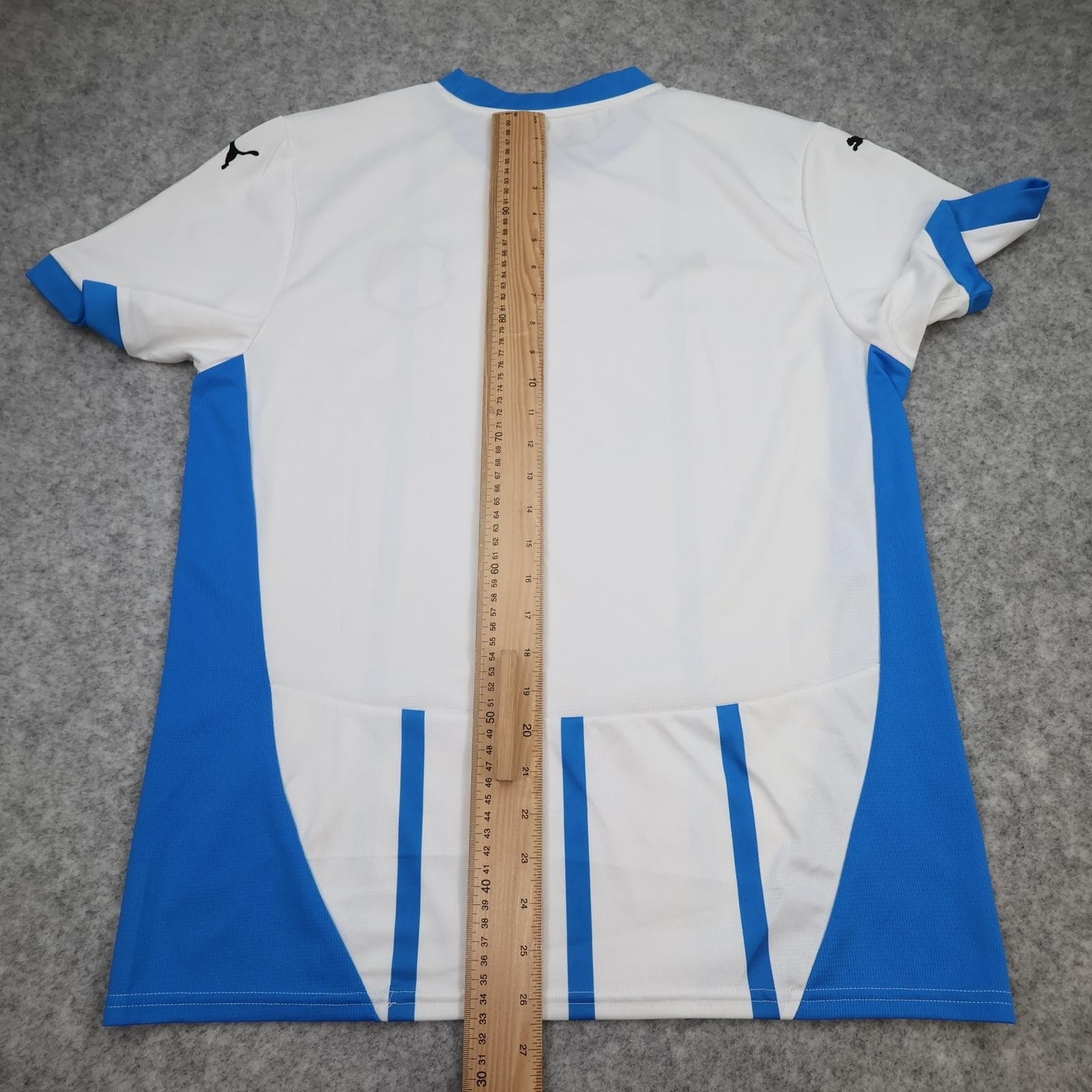US Sassuolo Shirt Mens Large White 2024 2025 Home Blue Puma DryCELL Jersey photo 9