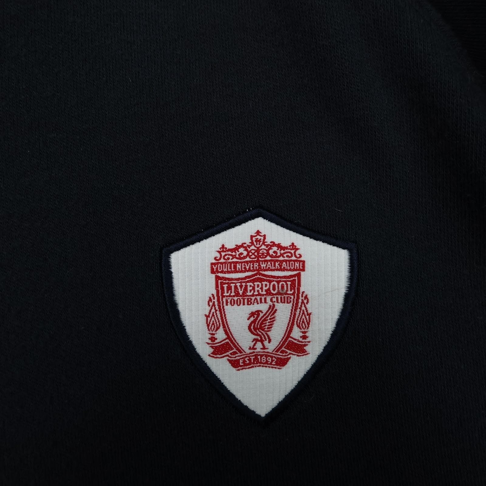 Vintage Liverpool Training Drill Top Mens Small Blue Football Reebok Carlsberg photo 3