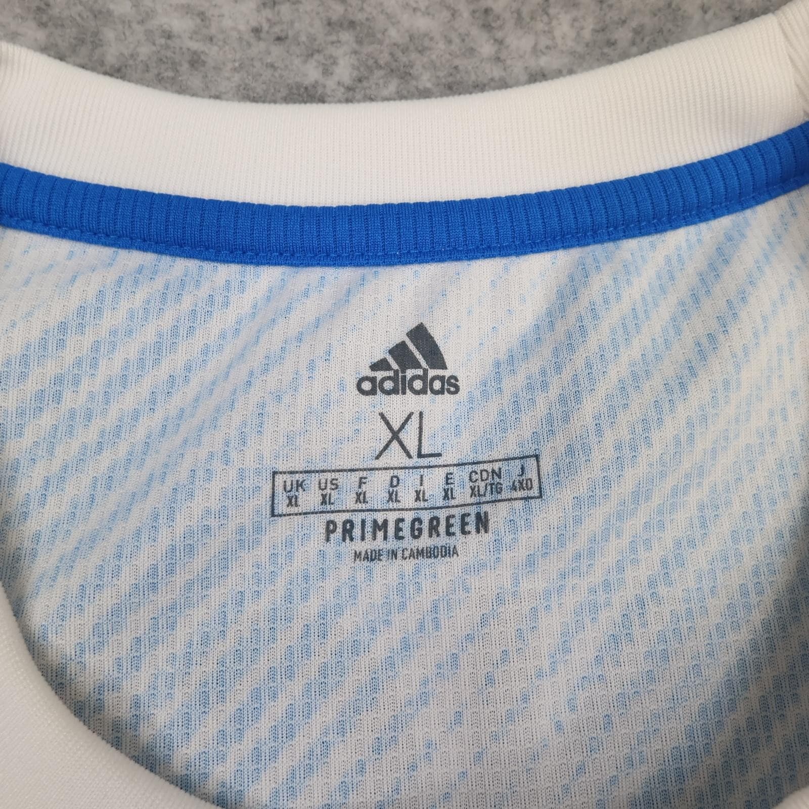 Manchester United Shirt Mens XL Blue Away Kit 2021 2022 Football Adidas Sancho photo 7