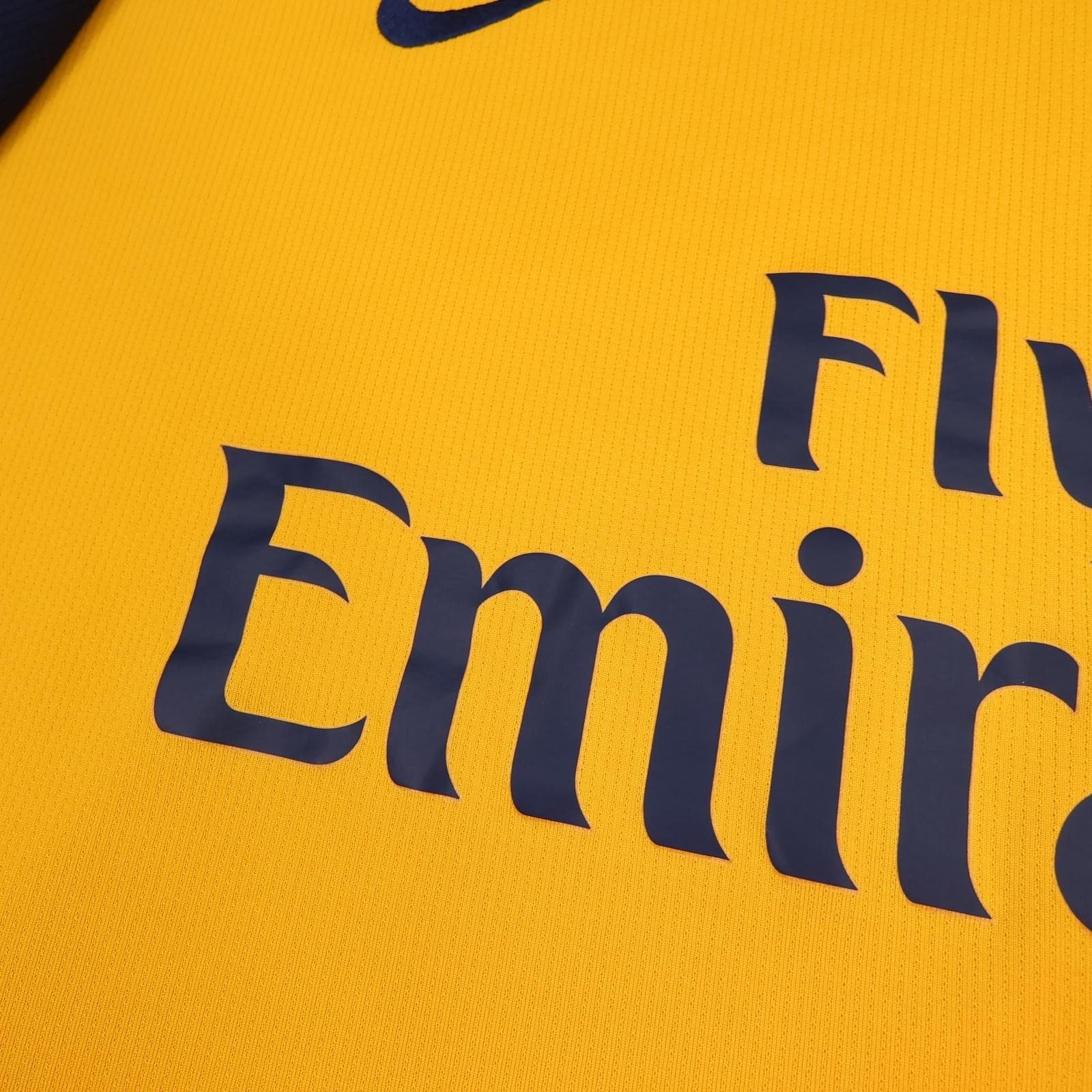 Arsenal Away Shirt Mens XL Yellow Nike 2008 2009 Bendtner Football Soccer Jersey photo 11