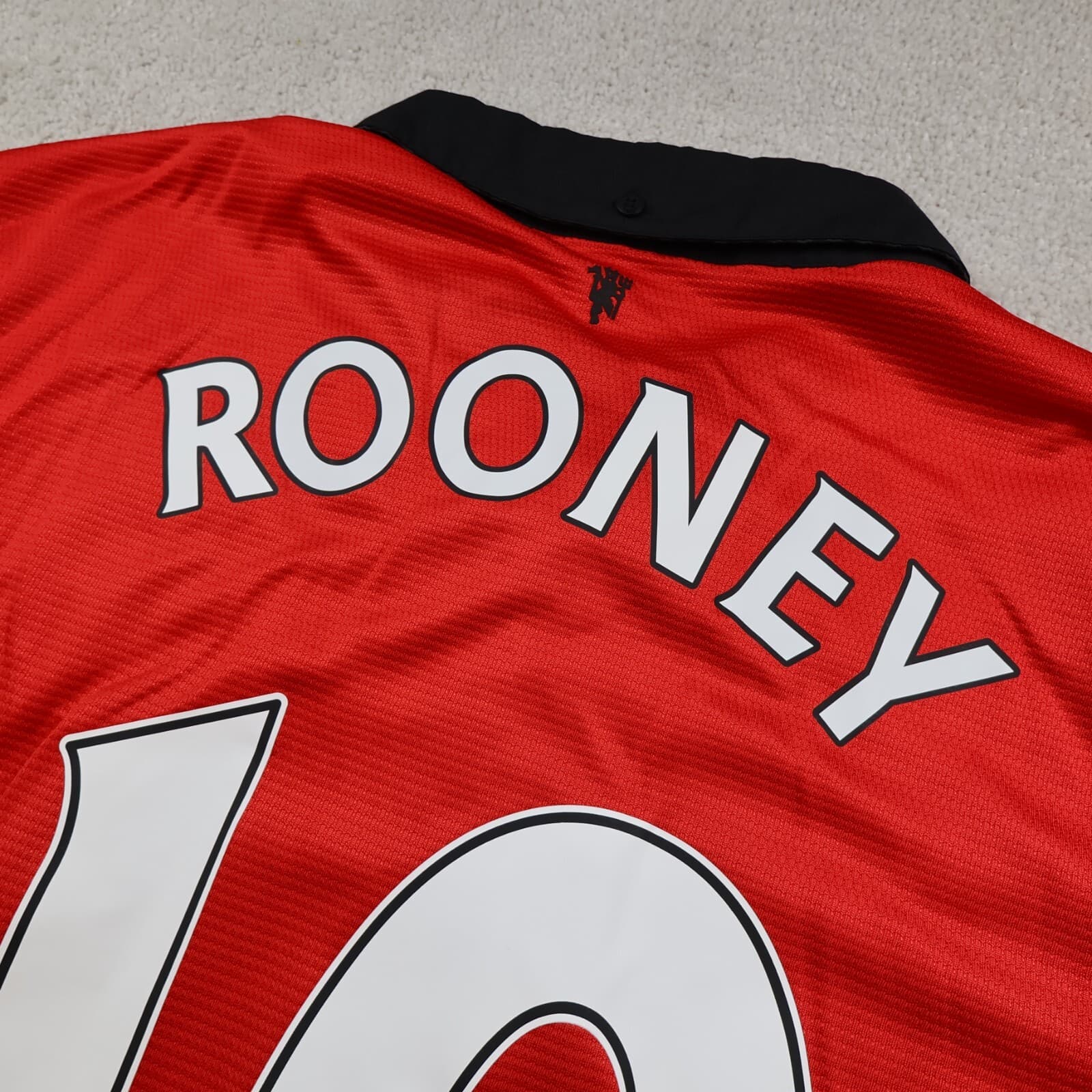 Manchester United Shirt Large Red Home Kit 2013 2014 Nike Jersey Wayne Rooney photo 8