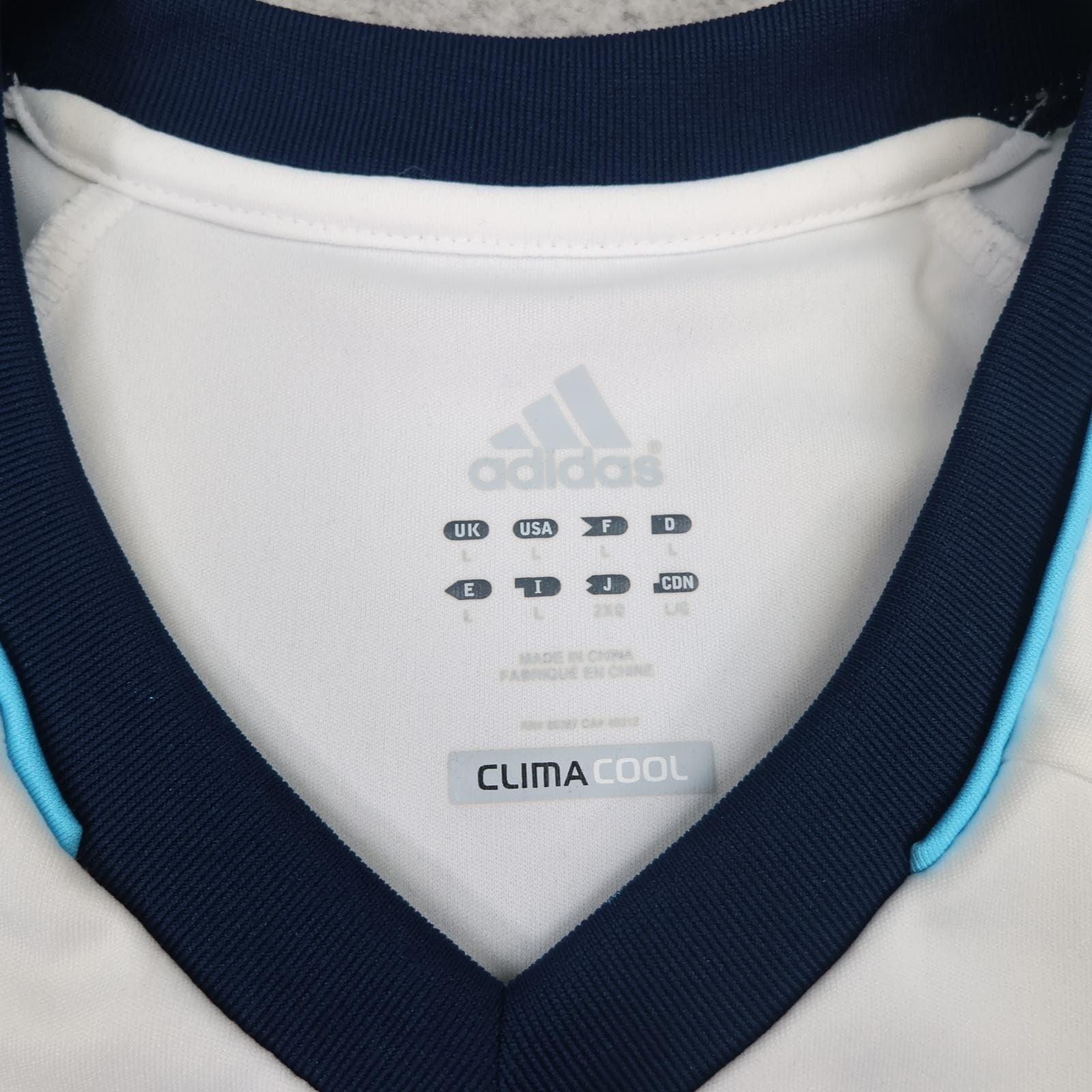 Chelsea Shirt Mens Large White Away 2012 2013 Football Adidas Samsung Jersey photo 6