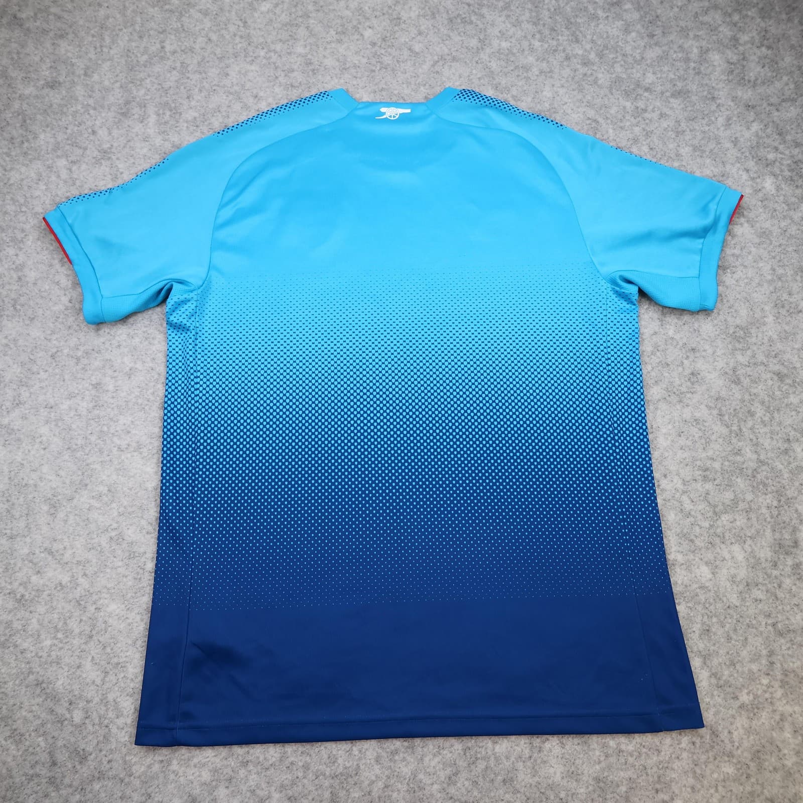 Arsenal Shirt Mens Large Blue Away 2017 2018 Football Puma Fly Emirates photo 2