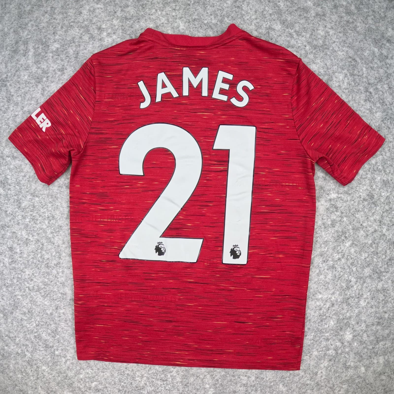 Manchester United Football Shirt 11 12Y Kids Red Home 2020 21 adidas James 21