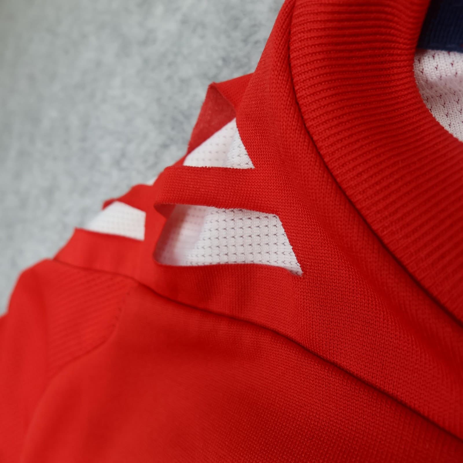 England Away Shirt Mens XL Red 2006 2008 Umbro Soccer Jersey Three Lions Top photo 12