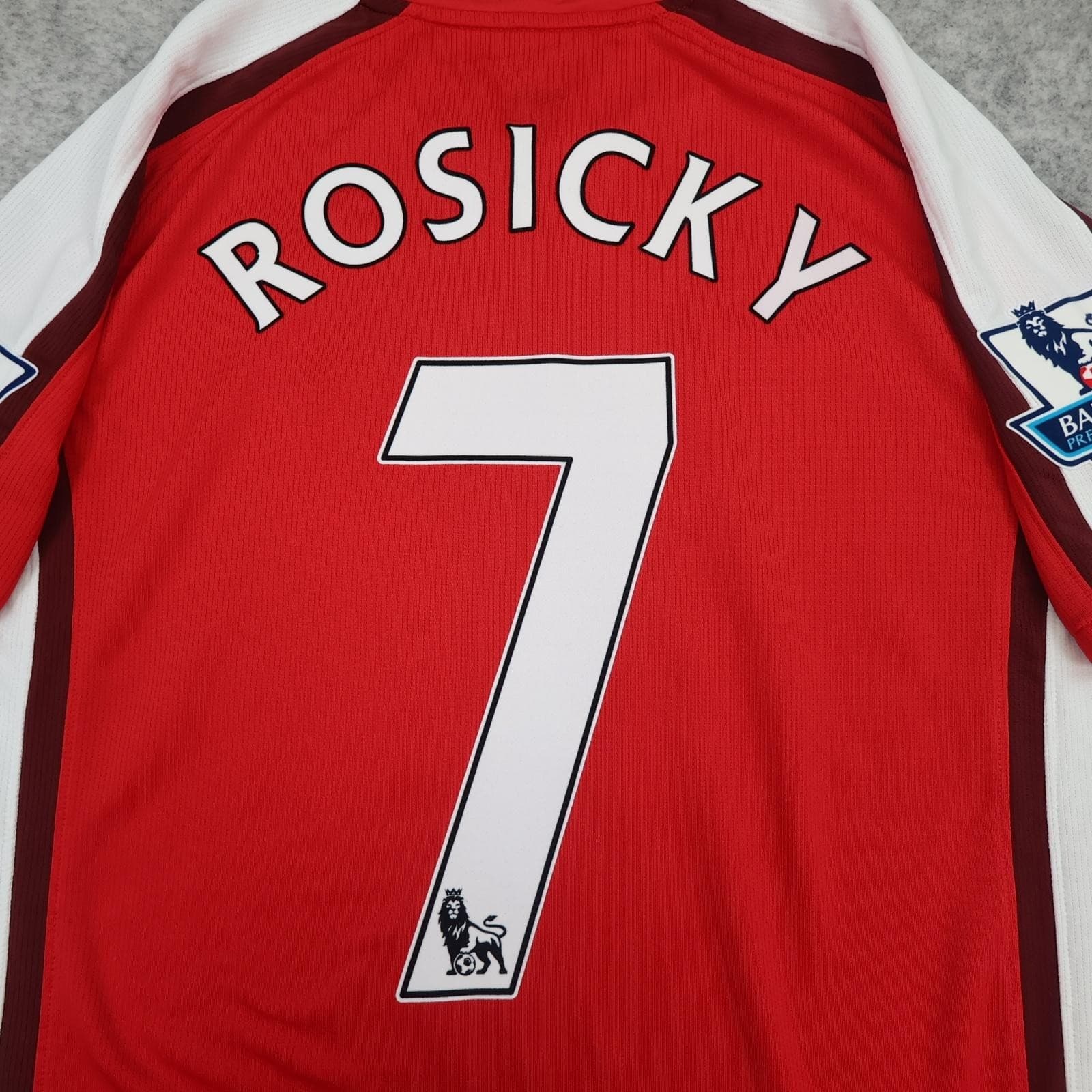 Arsenal Shirt Mens Small Red Home 2008 2010 EPL Nike Soccer Jersey Rosicky 7 photo 2