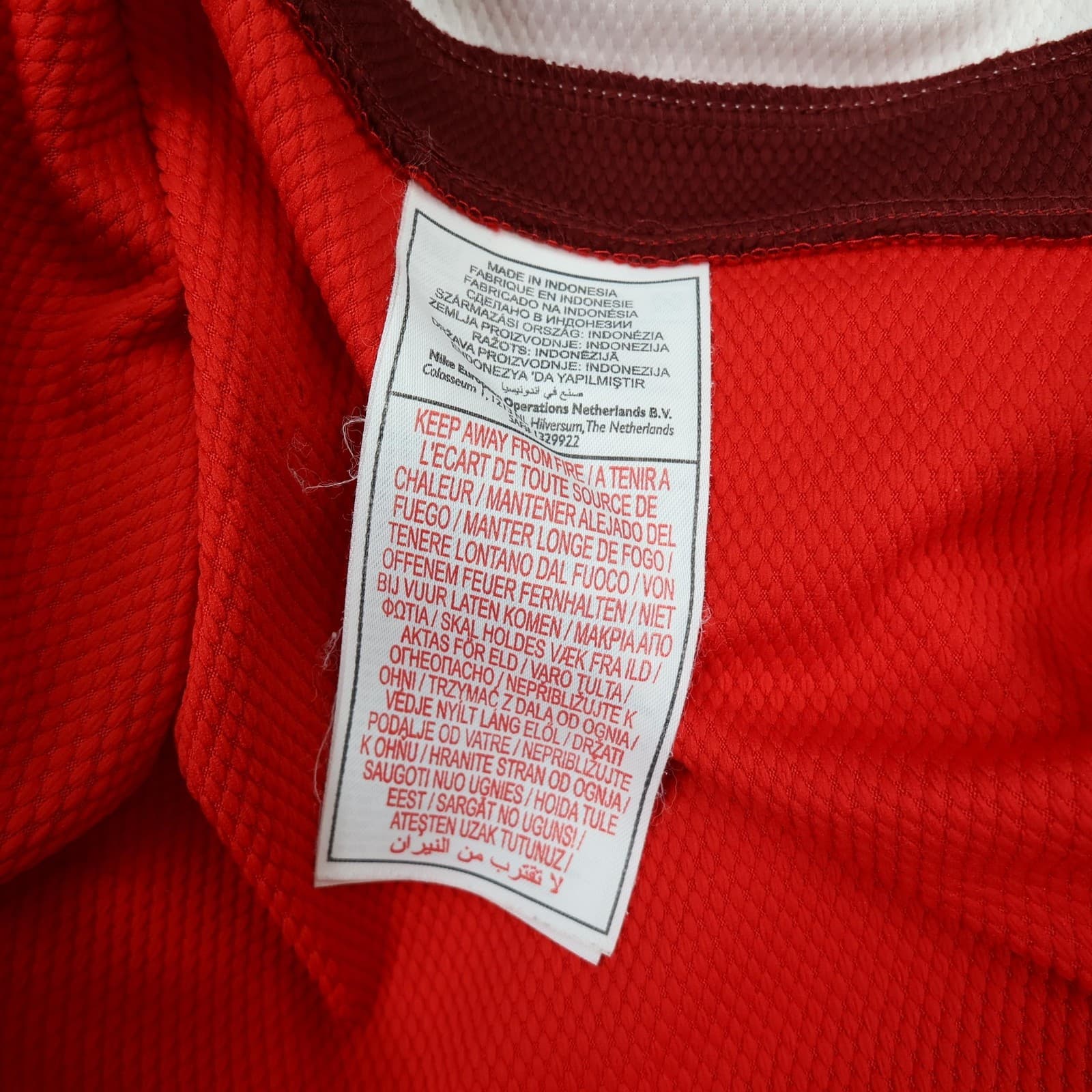 Arsenal Shirt Mens Large Red Home 2008 2010 EPL Nike Soccer Jersey Rosicky 7 photo 15