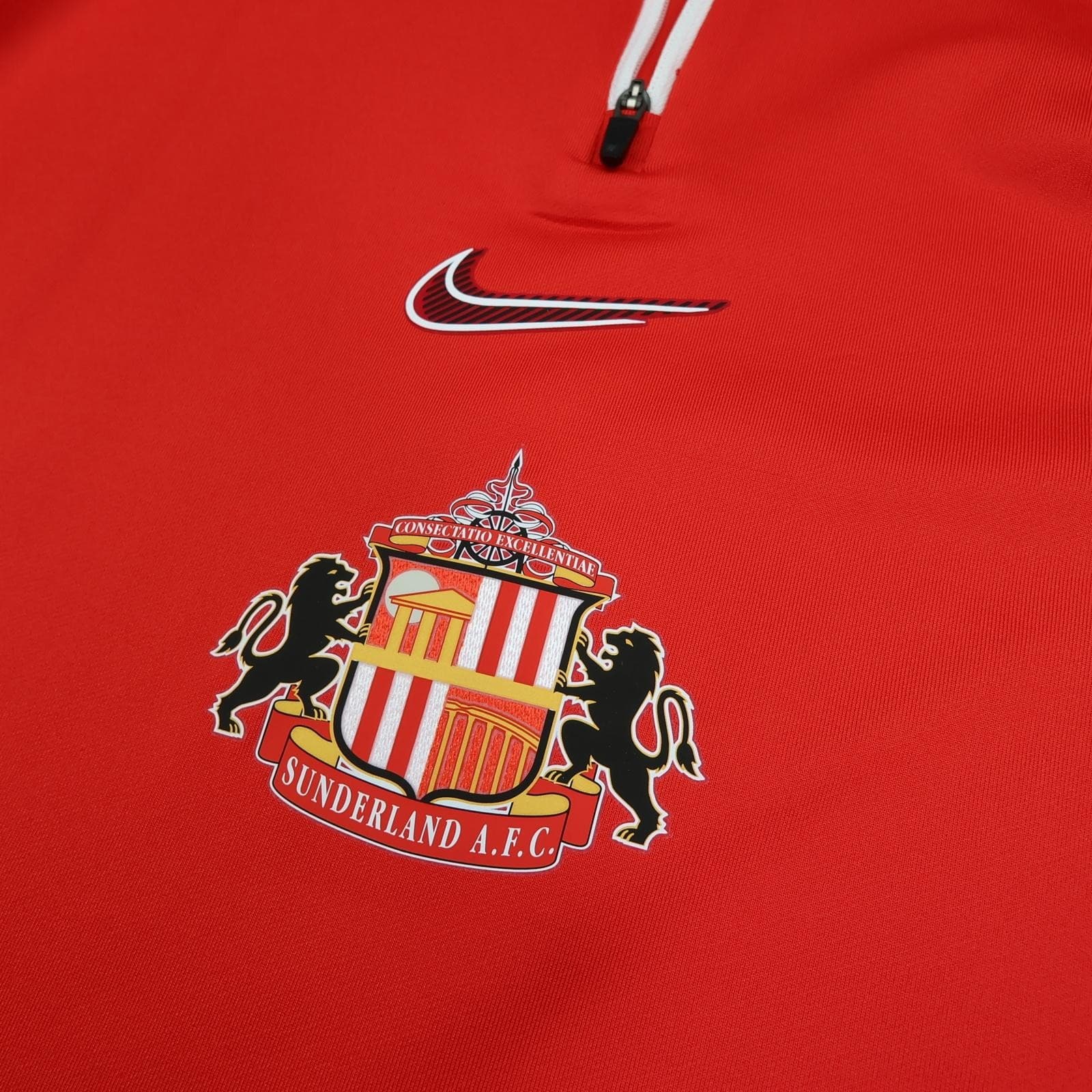 Sunderland Training Top Mens Small Red EFL Football Nike Dri-FIT Soccer Jersey photo 3