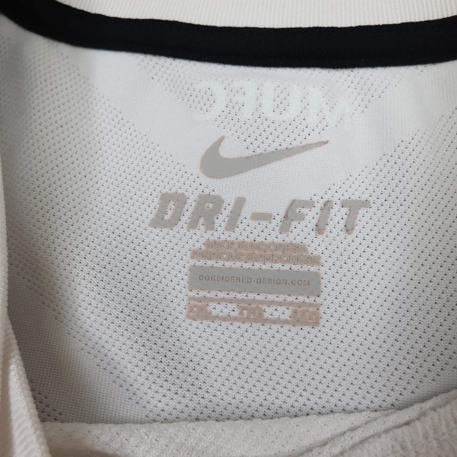 Manchester United Shirt Mens 2XL White Away 2010 2012 Nike Soccer Jersey photo 8