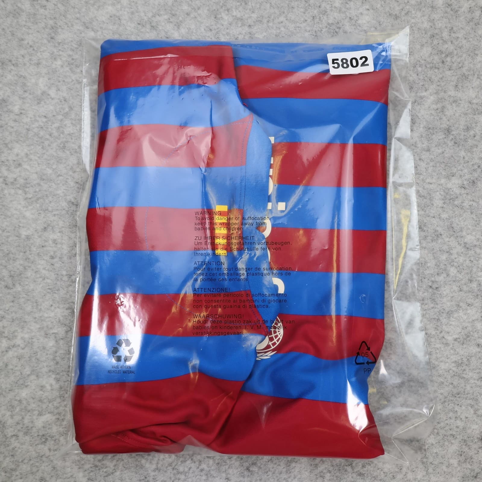 Barcelona Shirt Mens XL Red Blue Home 2021 2022 Football Nike Soccer Jersey photo 16