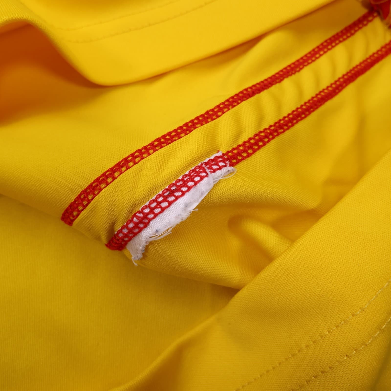 Liverpool Shirt Large Yellow Away Kit 2014 2015 Warrior Soccer Jersey photo 10