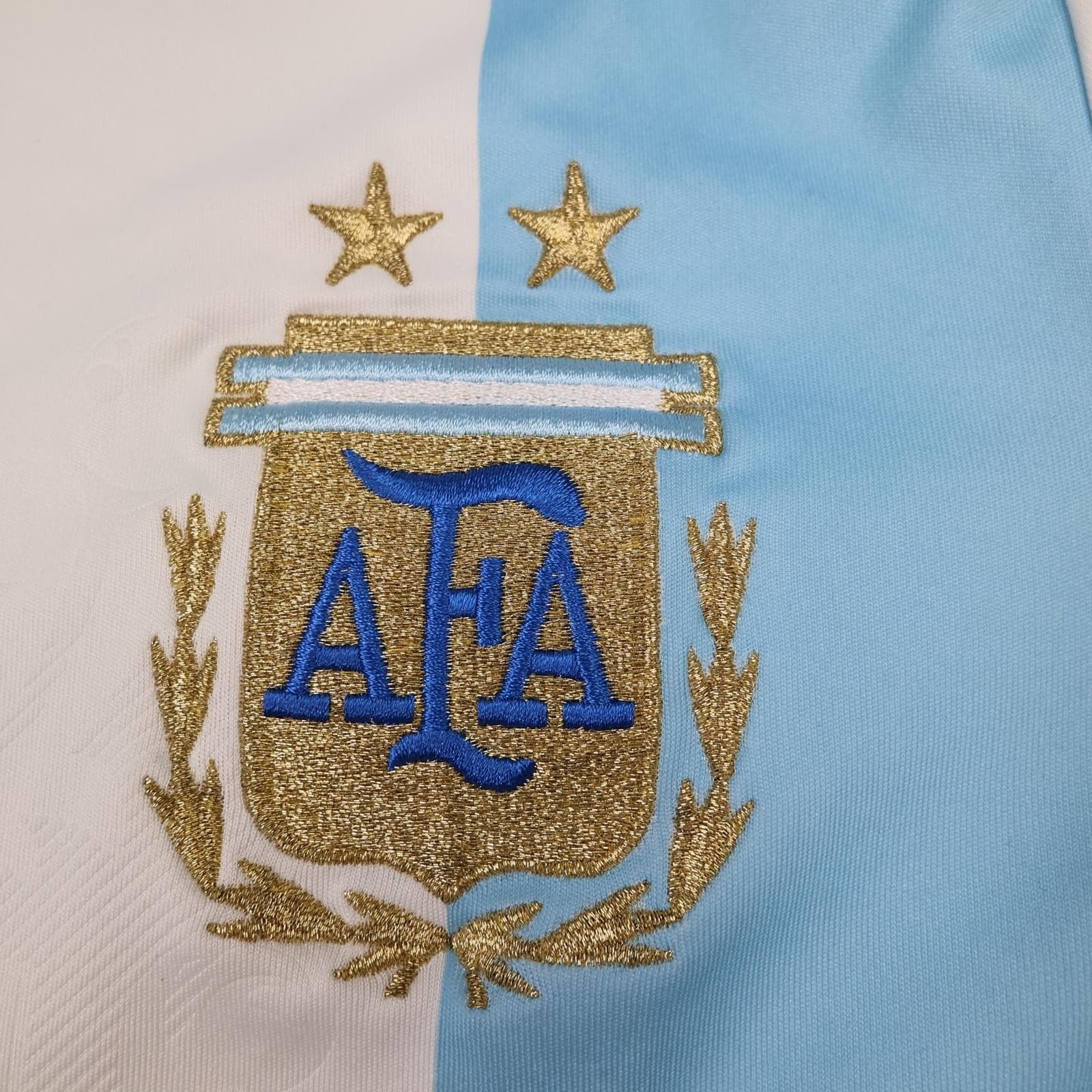 Argentina Home Shirt Mens Medium Blue 2007 2009 Football Adidas AFA Jersey photo 4