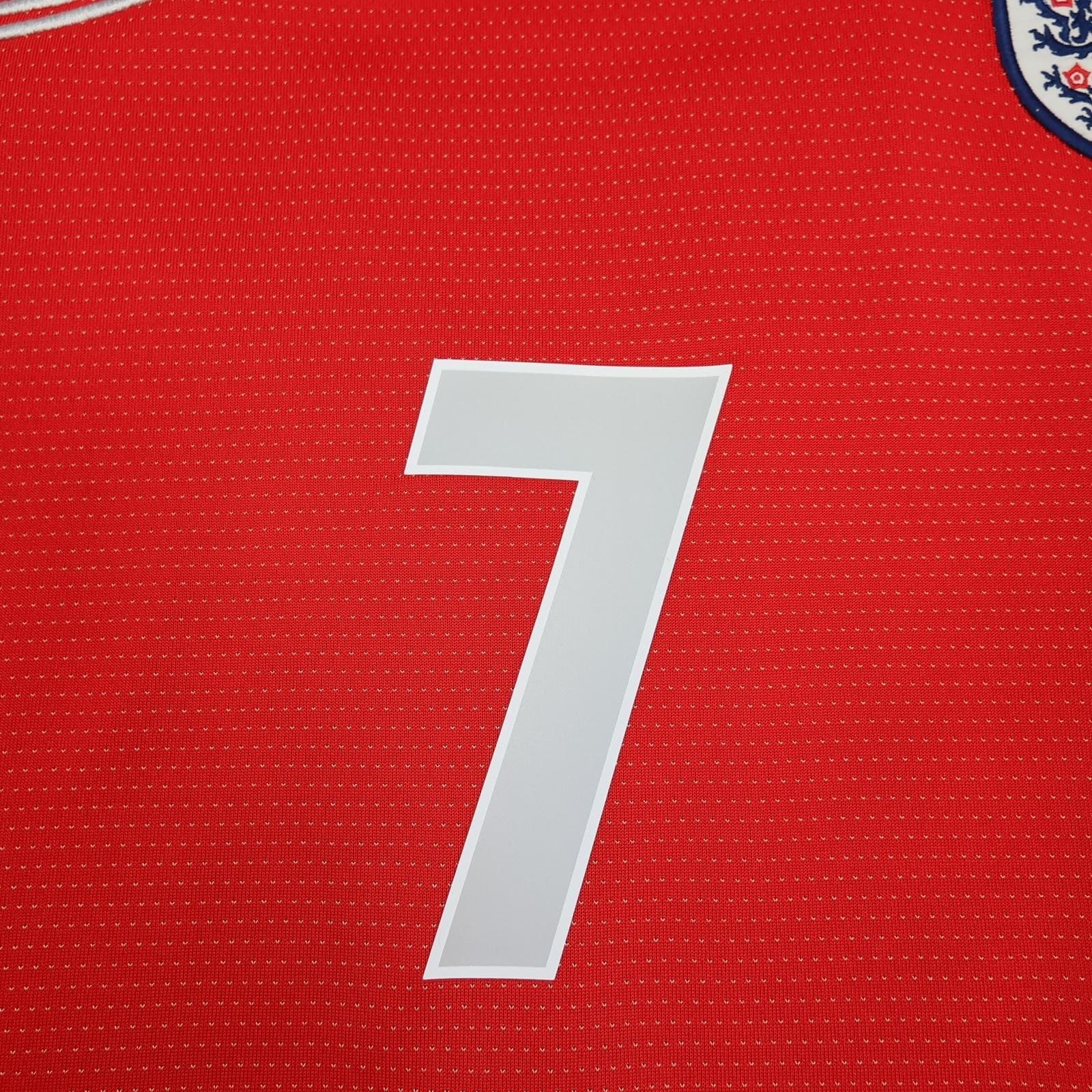 Vintage England Away Shirt Mens XXL Red 2004 2006 Football Umbro Beckham 7 Top photo 10