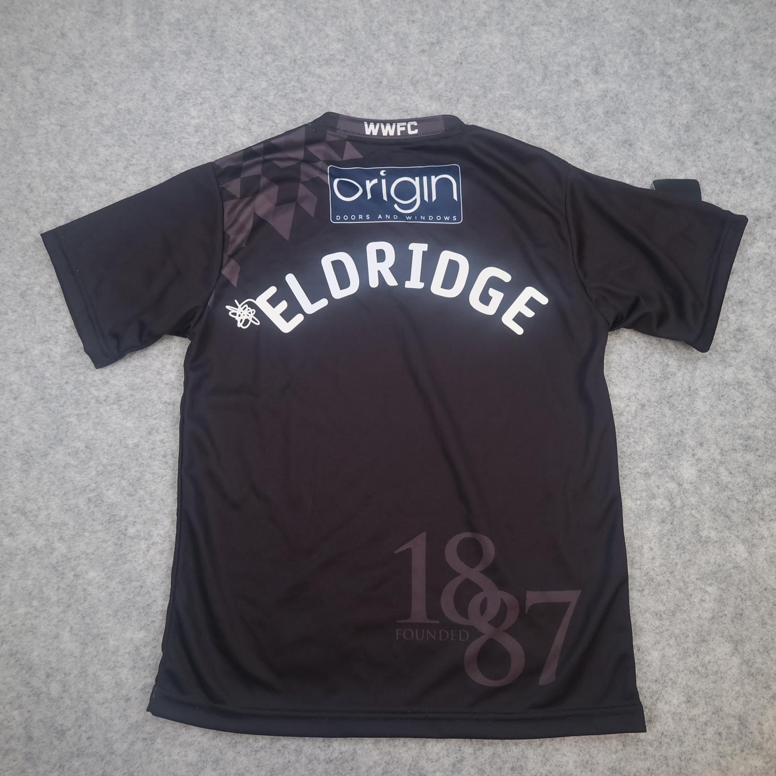 Wycombe Wanderers Shirt Youth 10-11 Years Black O'Neills Cherry Red Records photo 2