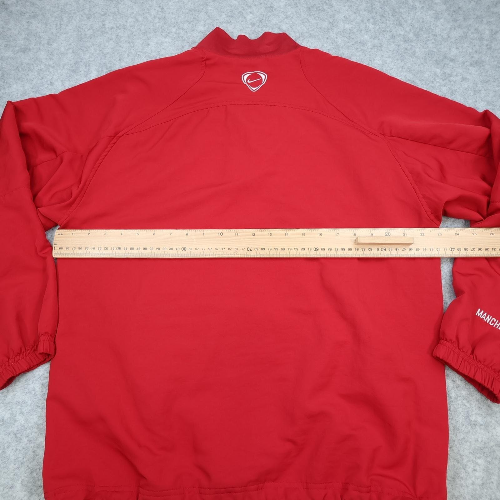 Manchester United Jacket Mens Medium Red 2004 2005 Football Nike Tracksuit Top photo 7