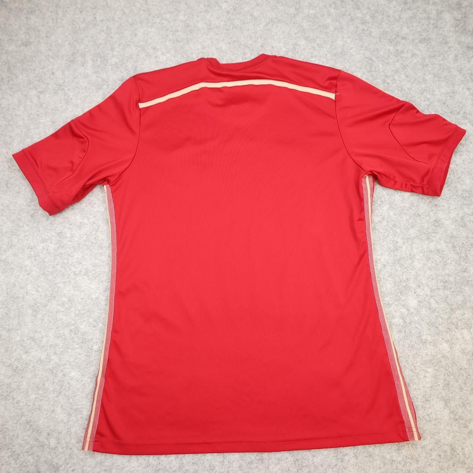 Spain Home Shirt Mens Medium Red 2013 2015 Football Adidas Climacool Jersey photo 2