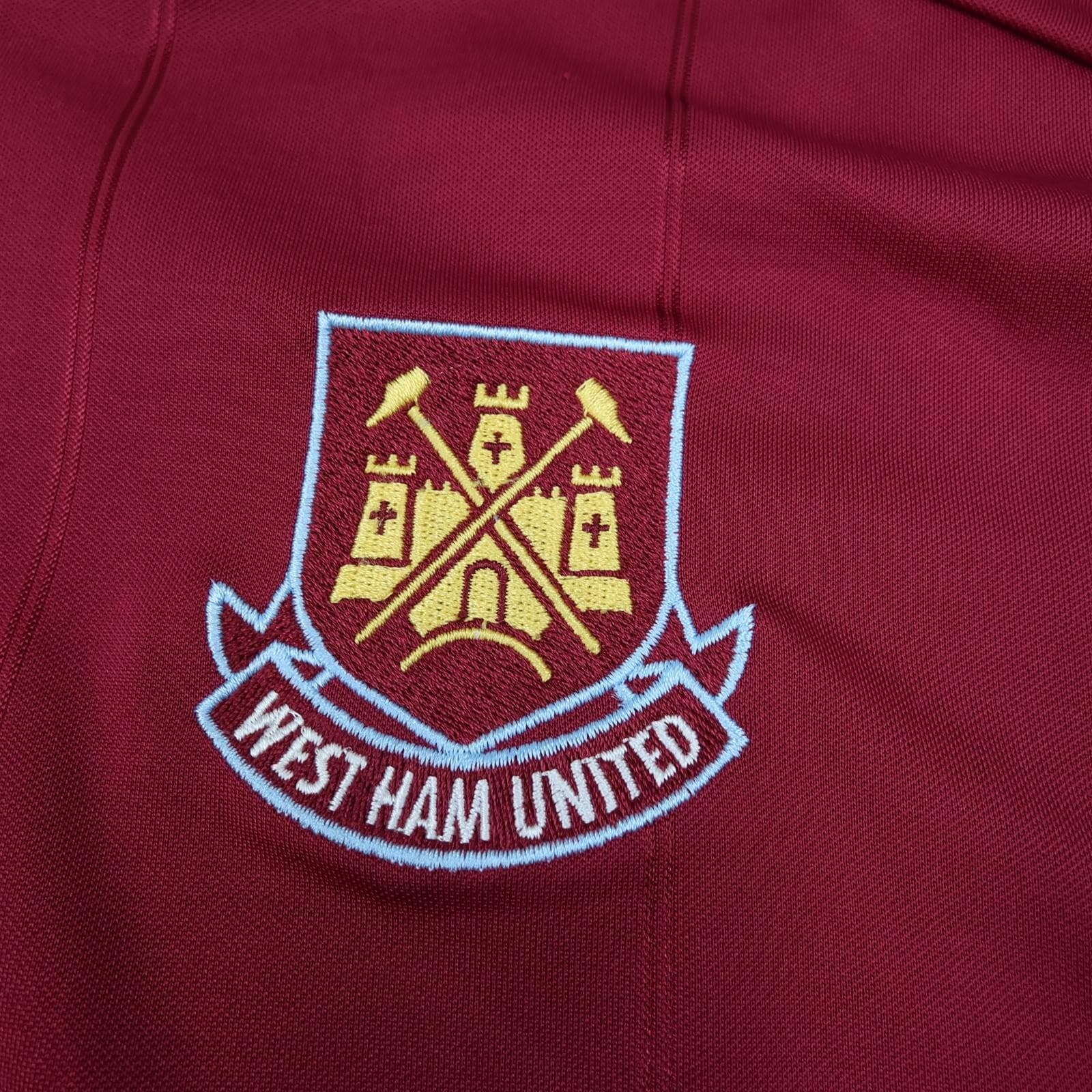 Vintage West Ham United Shirt Mens 2XL Red Home 2003 2005 Reebok Jobserve photo 6