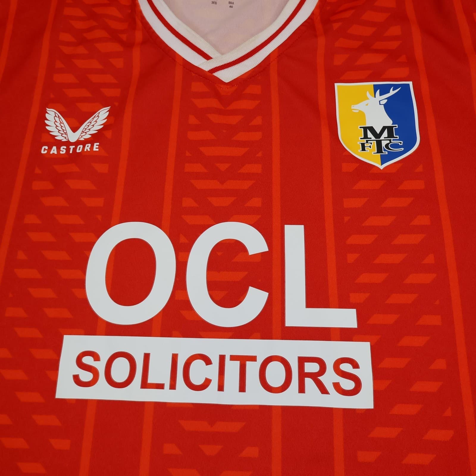 Mansfield Town Shirt Mens 3XL Away Castore OCL 2023 2024 Football Jersey photo 3