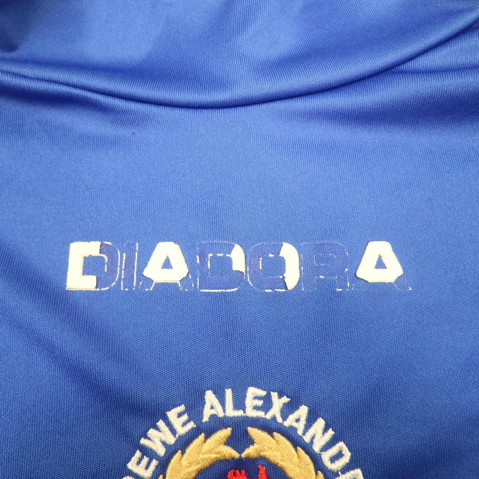 Crewe Alexandra Away Shirt Mens Medium Blue EFL 2005 2007 Diadora Mornflake Oats photo 5
