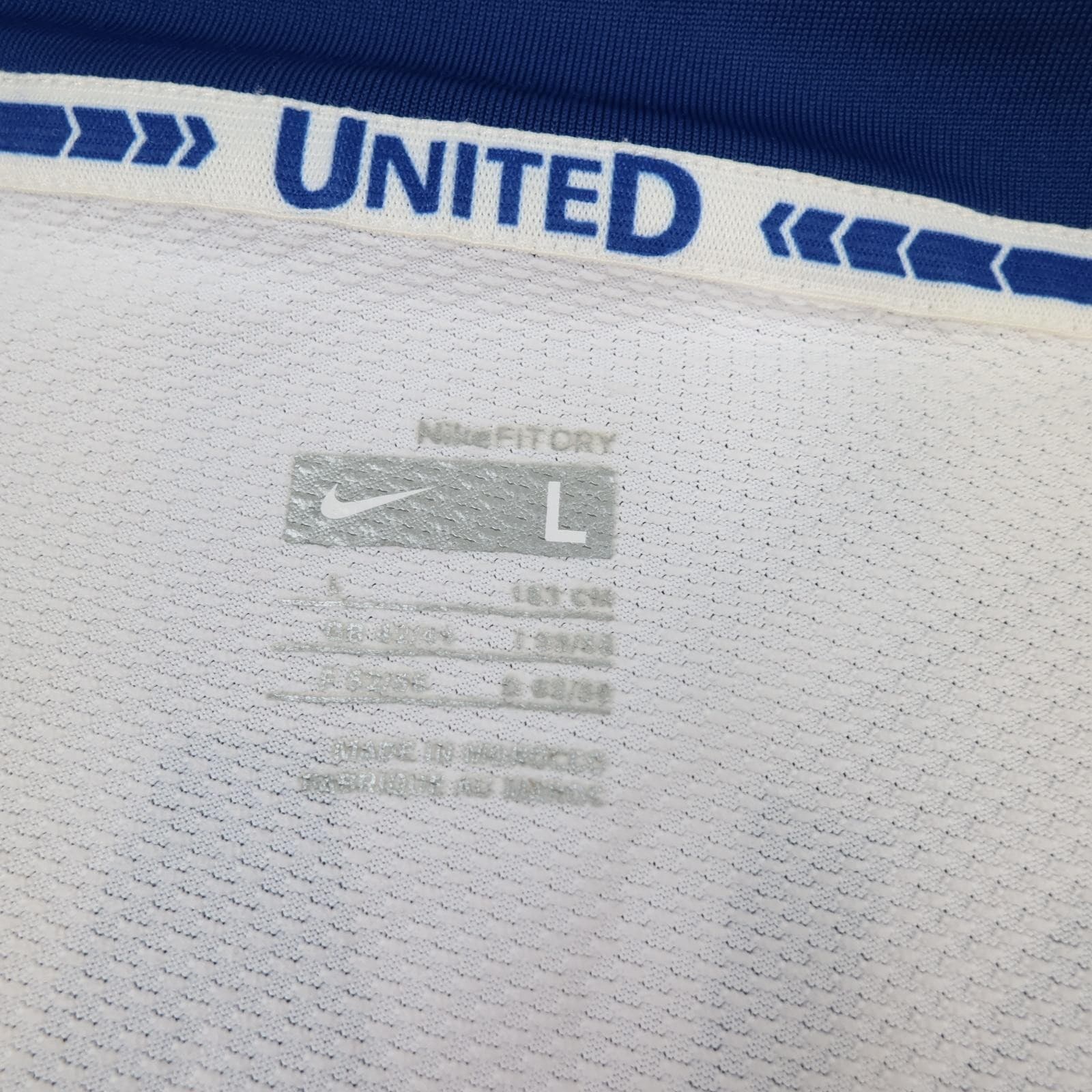 Manchester United Shirt Mens Large White Away 2008 2009 Nike AIG Ronaldo 7 photo 7