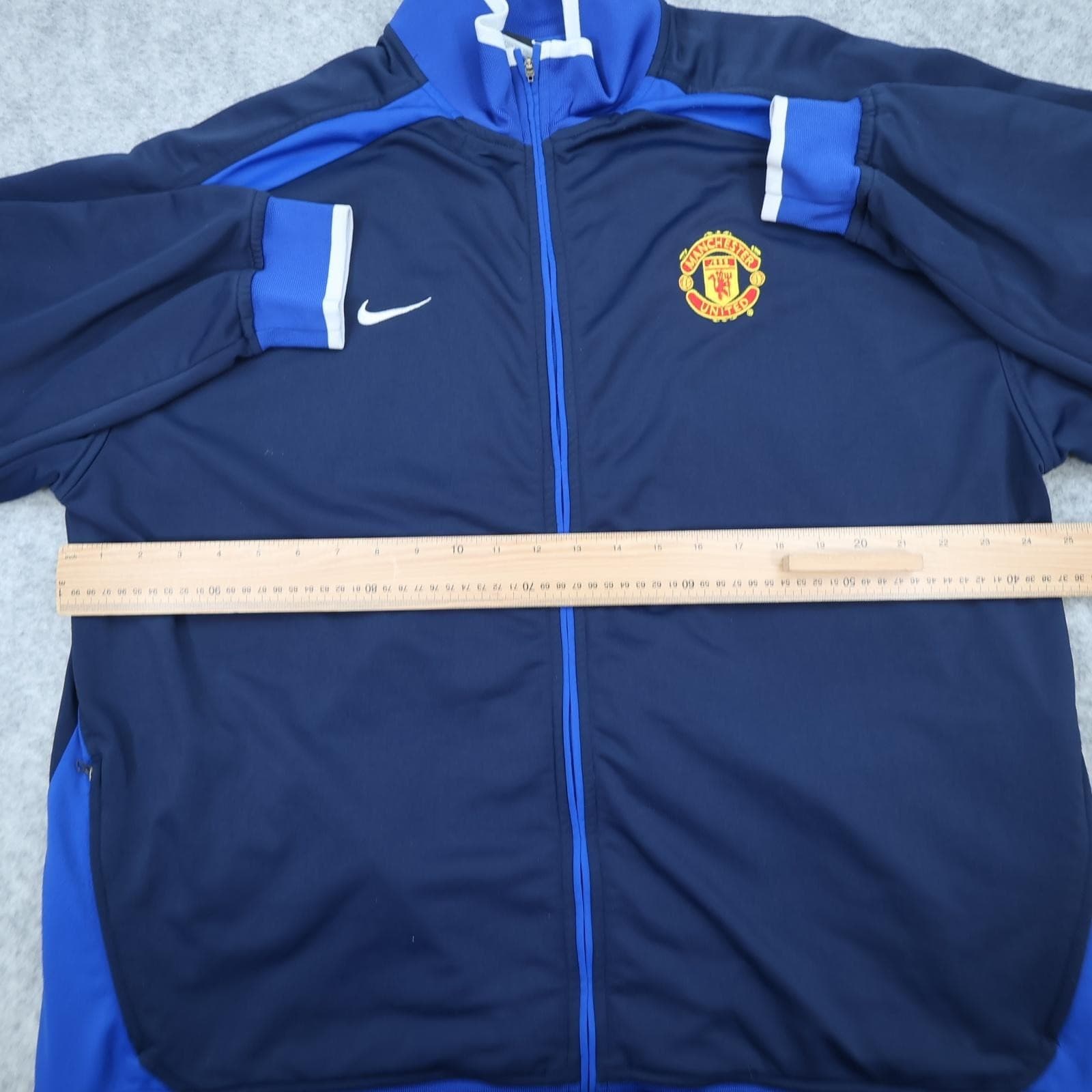 Manchester United Jacket Mens 2XL Navy Blue 2006 2007 Nike Track Top Training photo 6