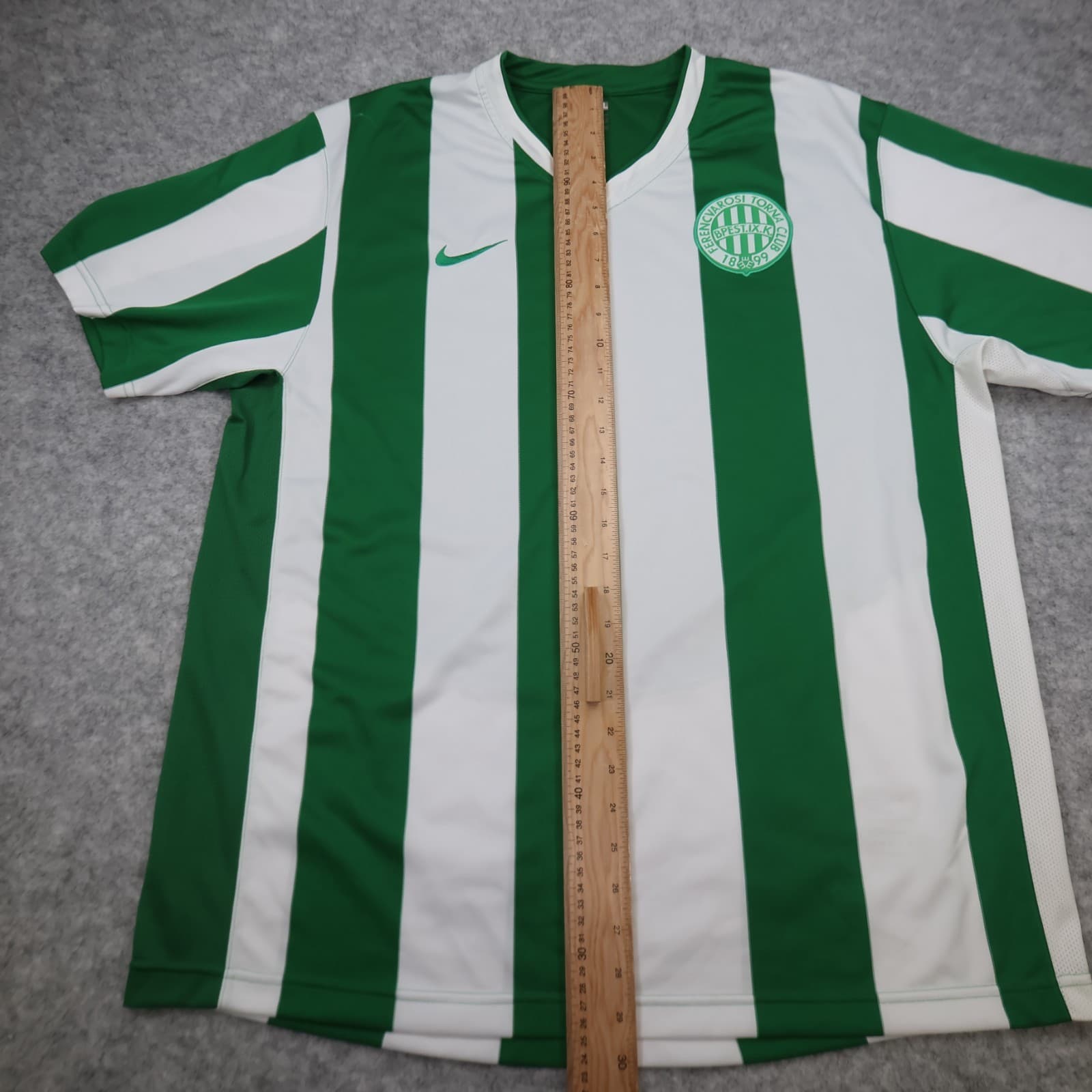 Vintage Ferencvaros Shirt 2XL Green Home Kit 2007 2008 Nike Soccer Jersey photo 11