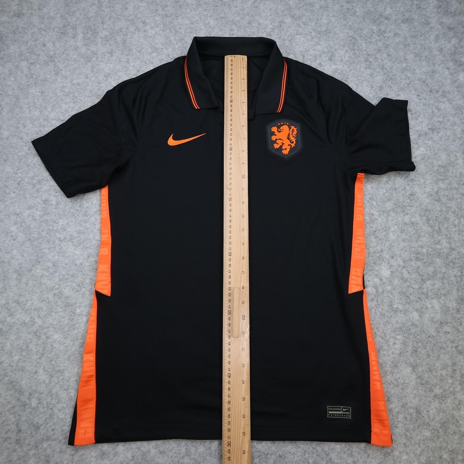 Netherlands Away Shirt Mens Medium Black 2020 2021 Football Nike Dri Fit Jersey photo 13