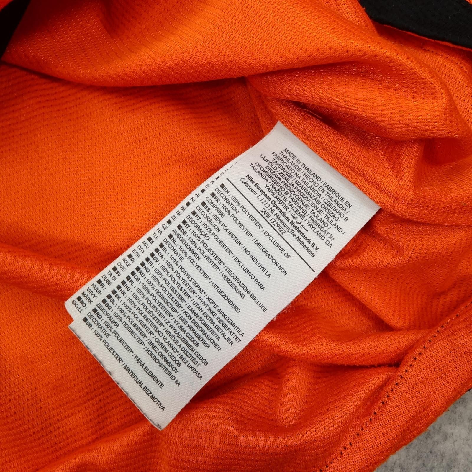 Netherlands Home Shirt Mens Medium Orange 2012 2013 Football Nike Dri Fit photo 9