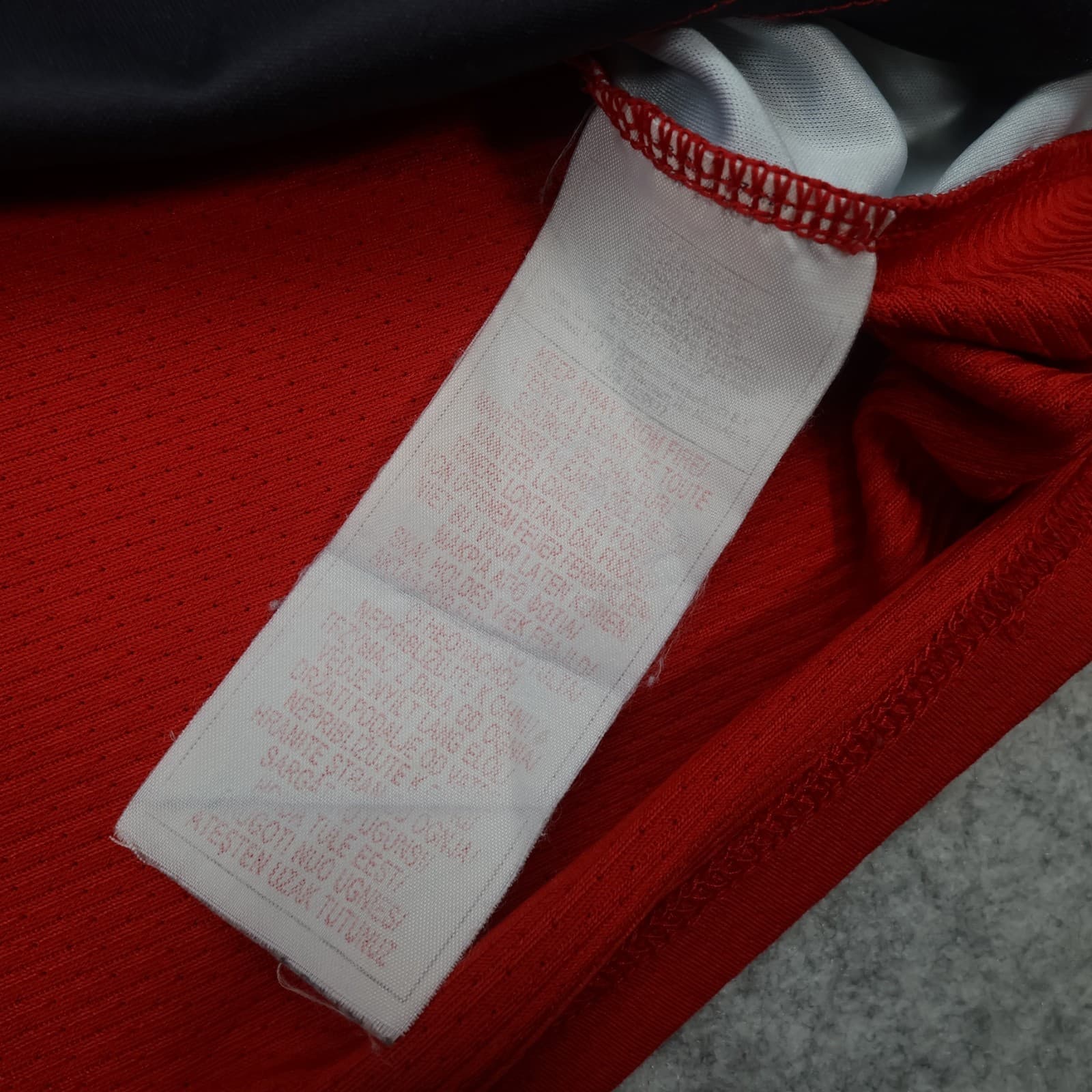 Manchester United Shirt Large Red Training Kit 2006 2007 Nike Soccer Jersey photo 7