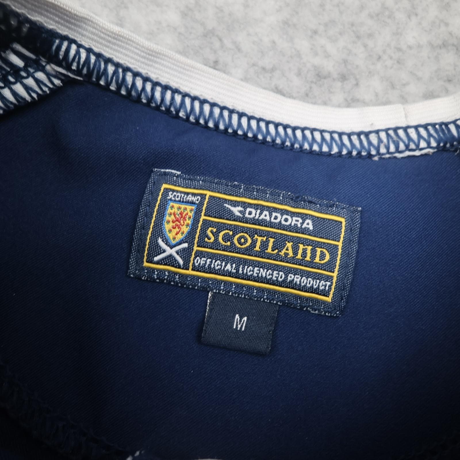 Vintage Scotland Home Shirt Mens Medium Blue 2003 2005 Football Diadora Jersey photo 6