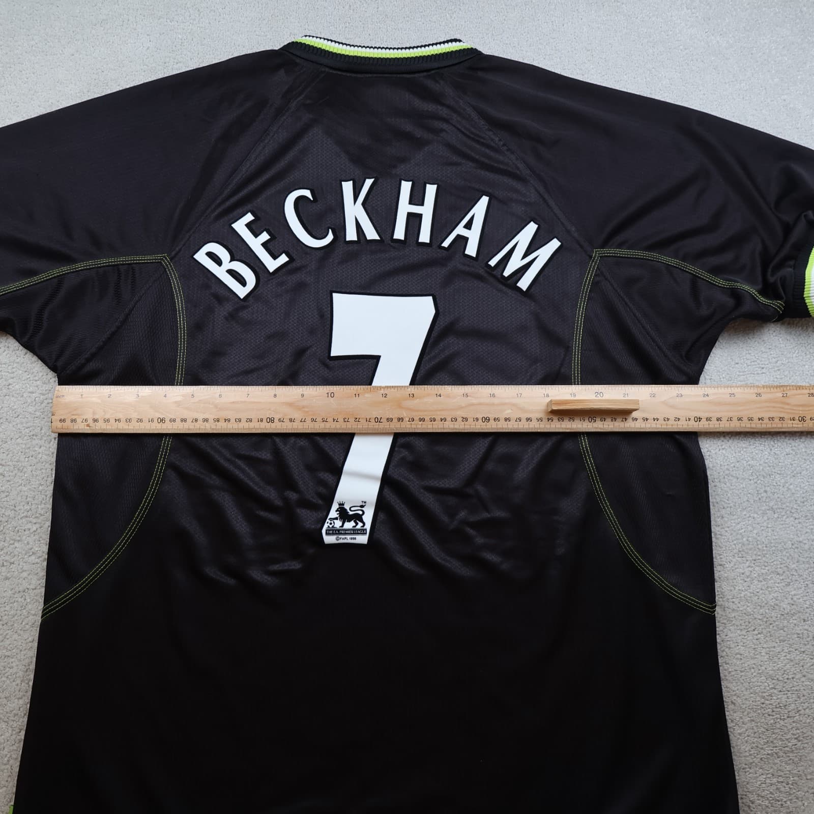 Vintage Manchester United Shirt Extra Large Black Third Kit 1998 99 Jersey 90s photo 13