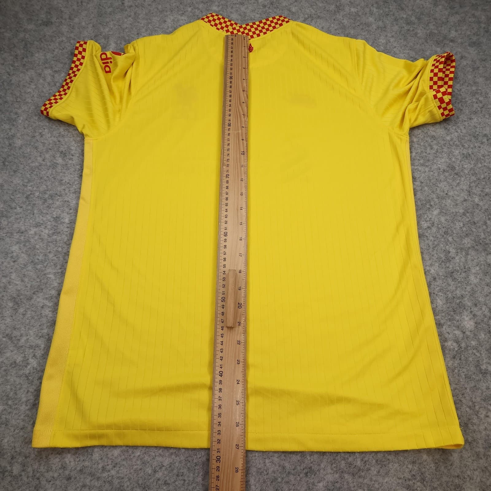 Liverpool Shirt Mens Large Yellow Third 2021 2022 Football Nike Soccer Jersey photo 12