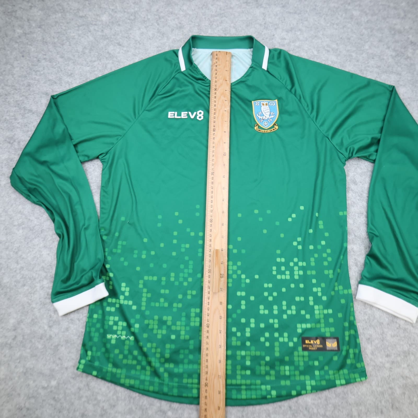 Sheffield Wednesday Shirt Extra Large Green Away Kit 2019 2020 Elev8 Jersey photo 9