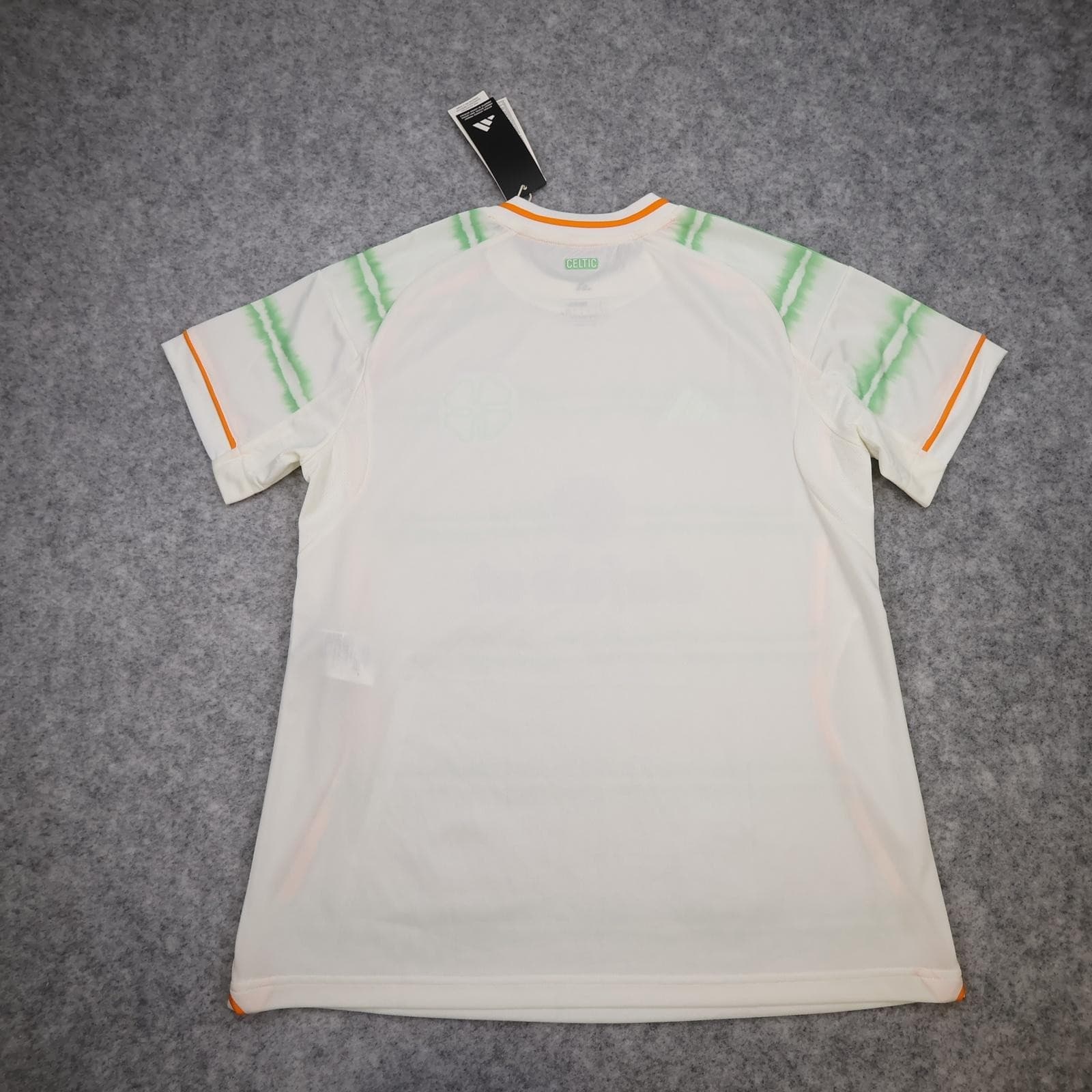 Celtic Shirt Womens Large 16 18 White 3rd Kit 2025 SPFL Football Adidas Jersey photo 2