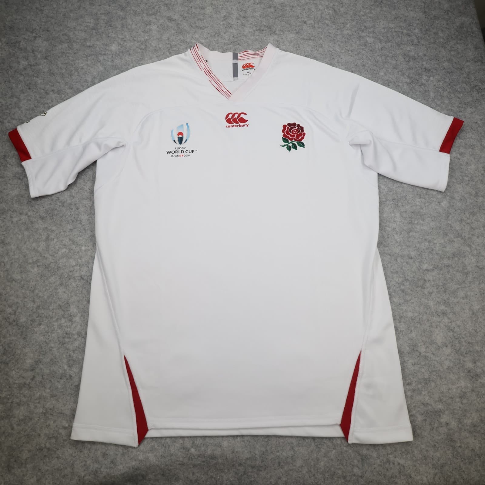 England Rugby Shirt 2XL White Home Kit 2019 Japan World Cup Canterbury XXL